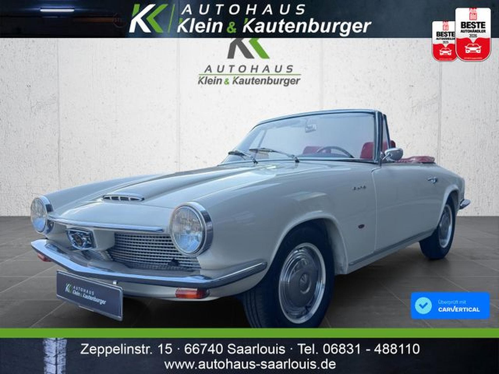 Glas GT Glas 1300 GT 1967 NOTE 2! SCHÖNER ZUSTAND (1970) - Foto 1