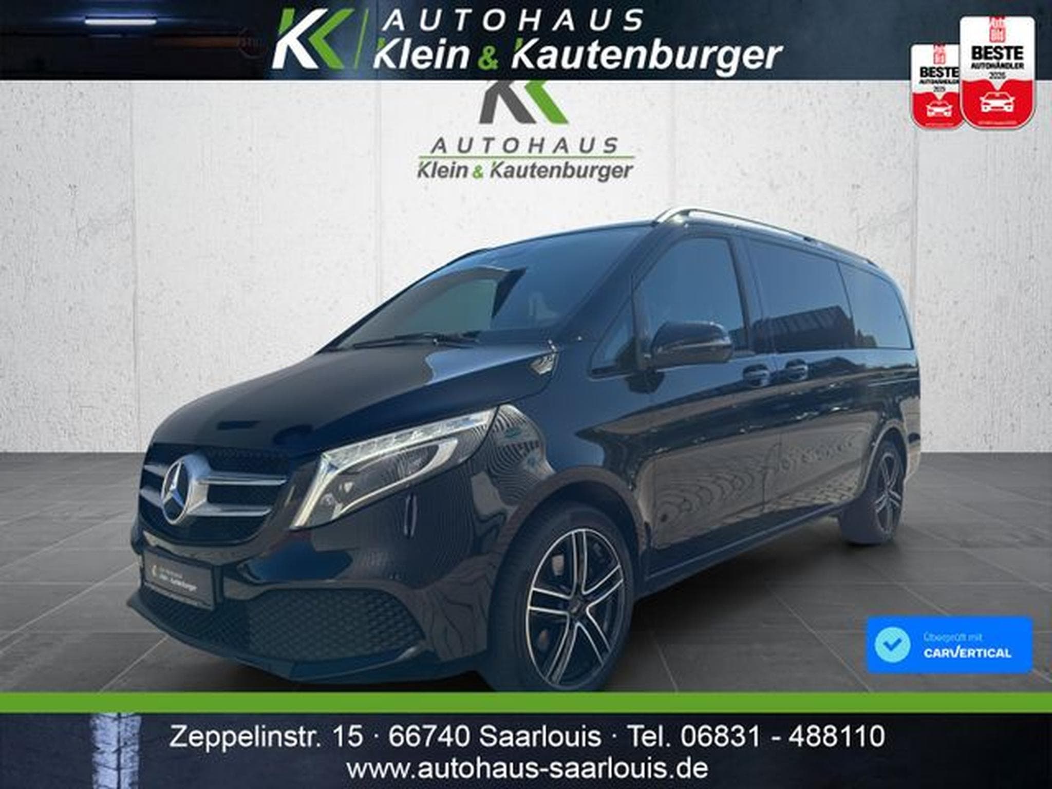 Mercedes V V 250d 4M+LANG+STANDH+KAMERA+AHK+MBUX 7SITZE+TOP (2022) - Foto 1