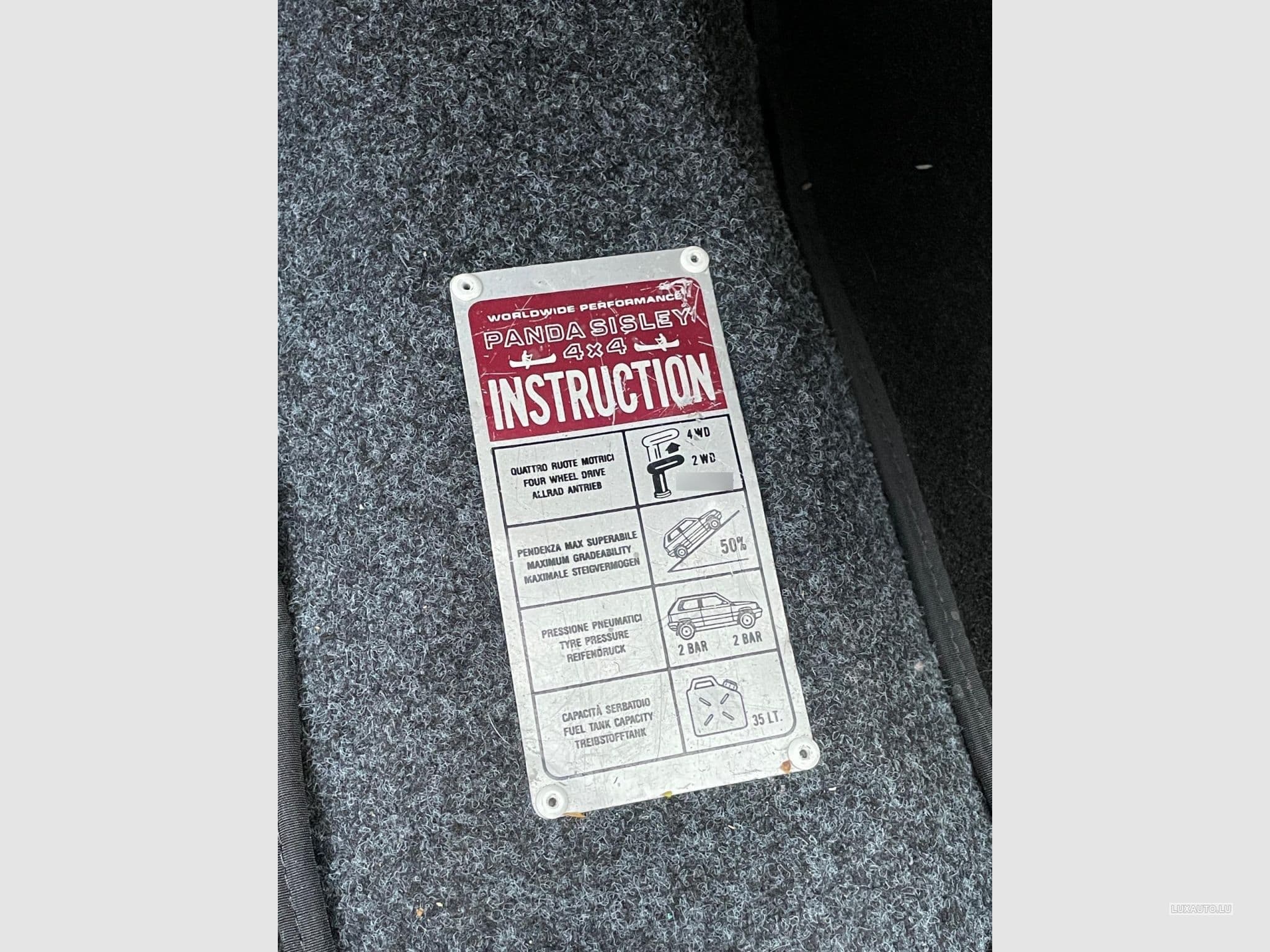 Fiat Panda 141 Sisley 4x4 (1989) - Foto 12