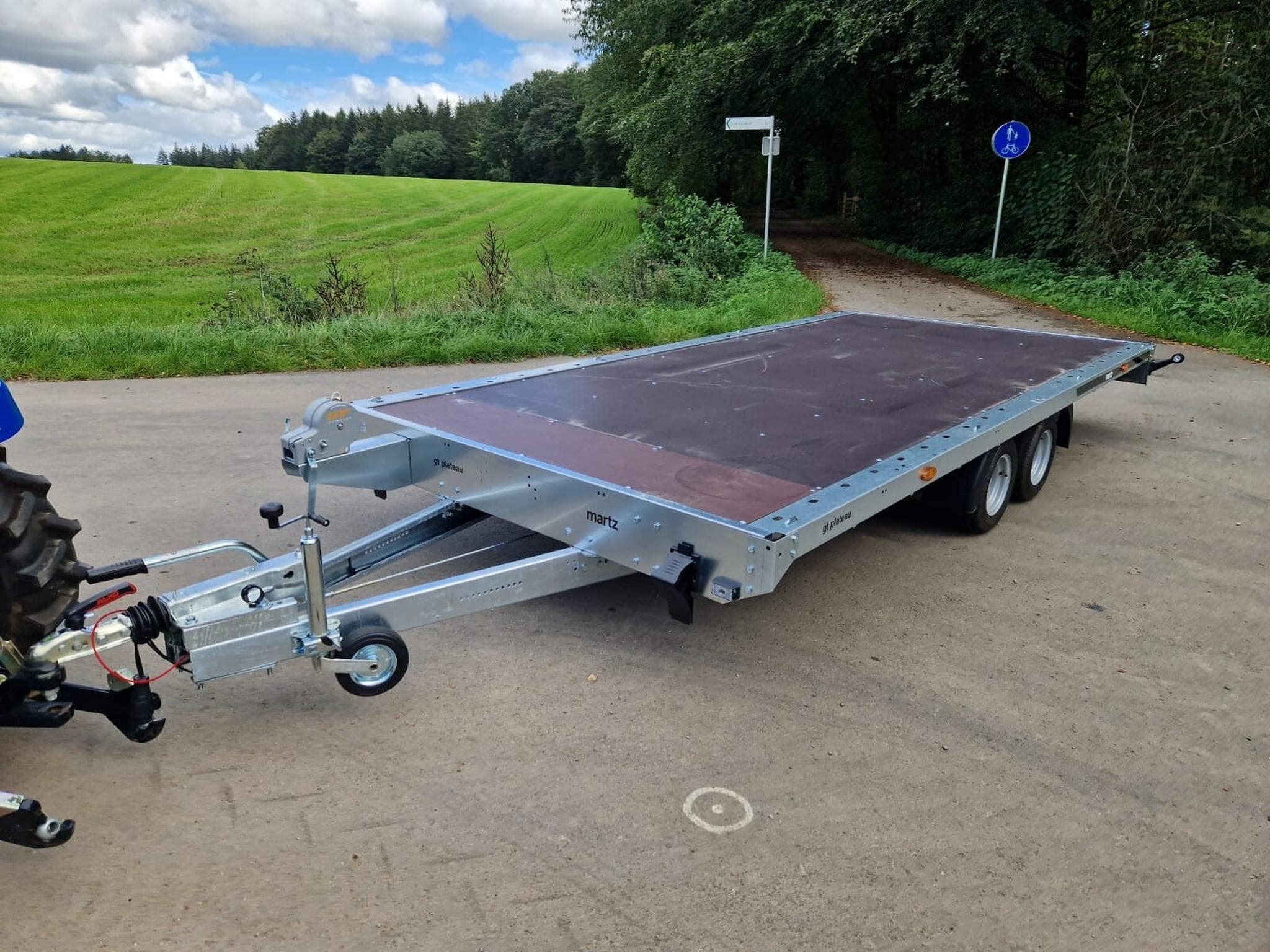 Remorque Porte-Voiture Plateau Martz GT Kippbar 4M80 (2025) - Foto 1