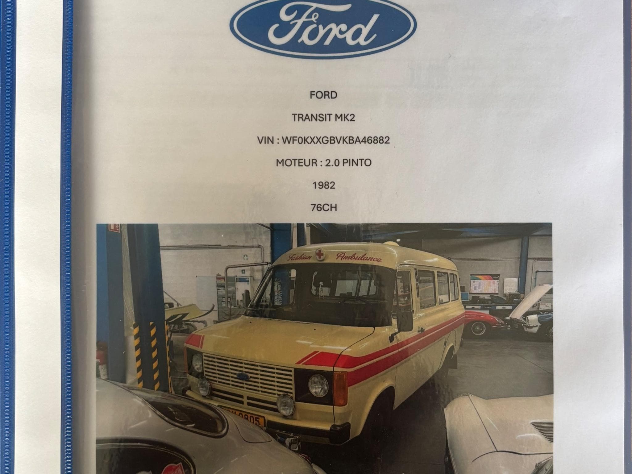 Ford Transit MK2 2,0 PINTO (1982) - Photo 2