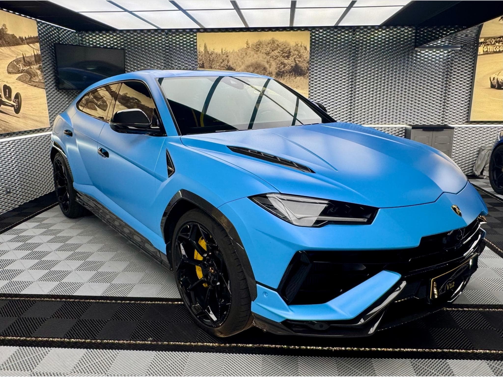 Lamborghini Urus Performante Bleu Cepheus Matt Full PPF (2024) - Photo 1
