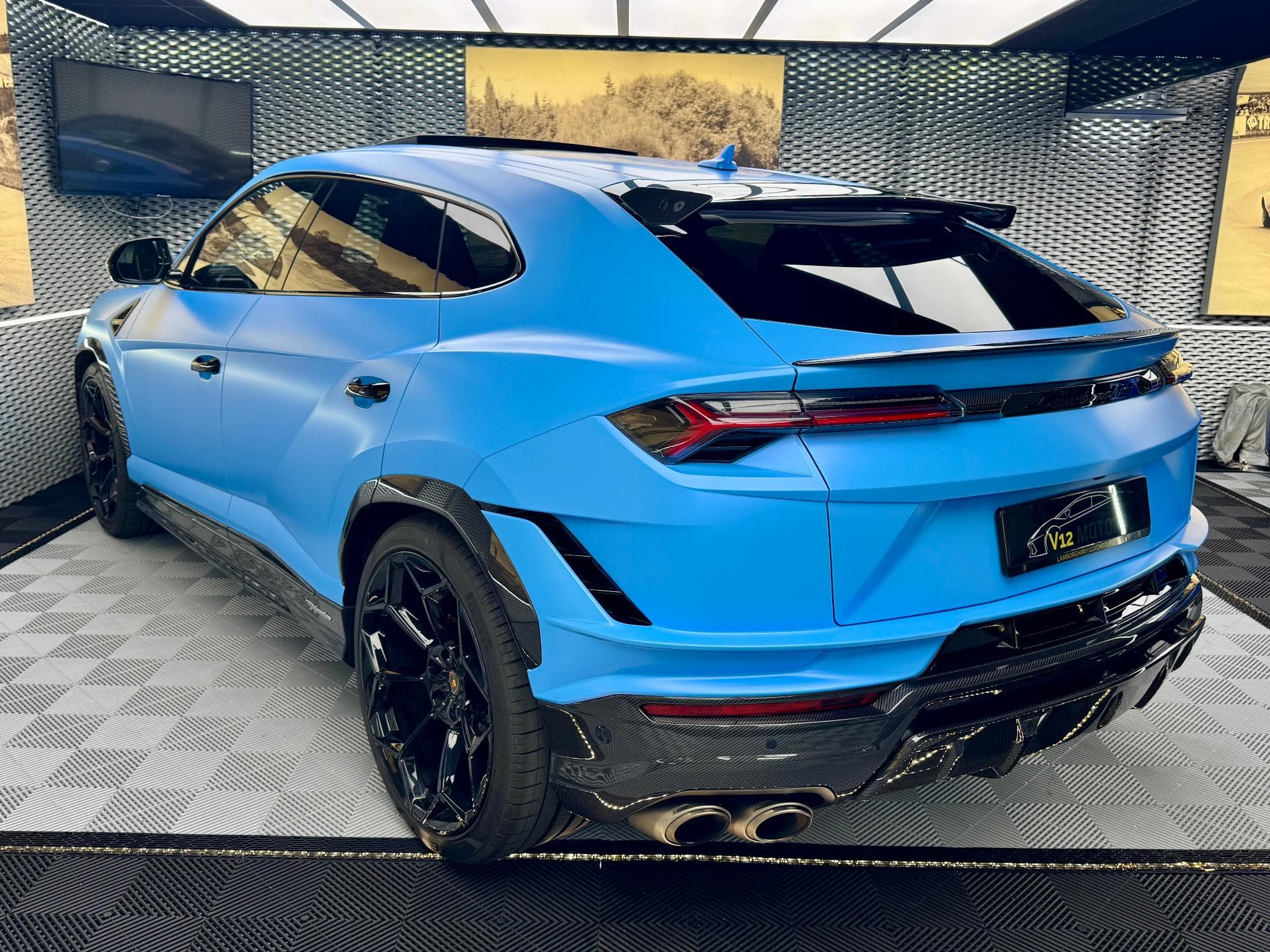 Lamborghini Urus Performante Bleu Cepheus Matt Full PPF (2024) - Photo 4