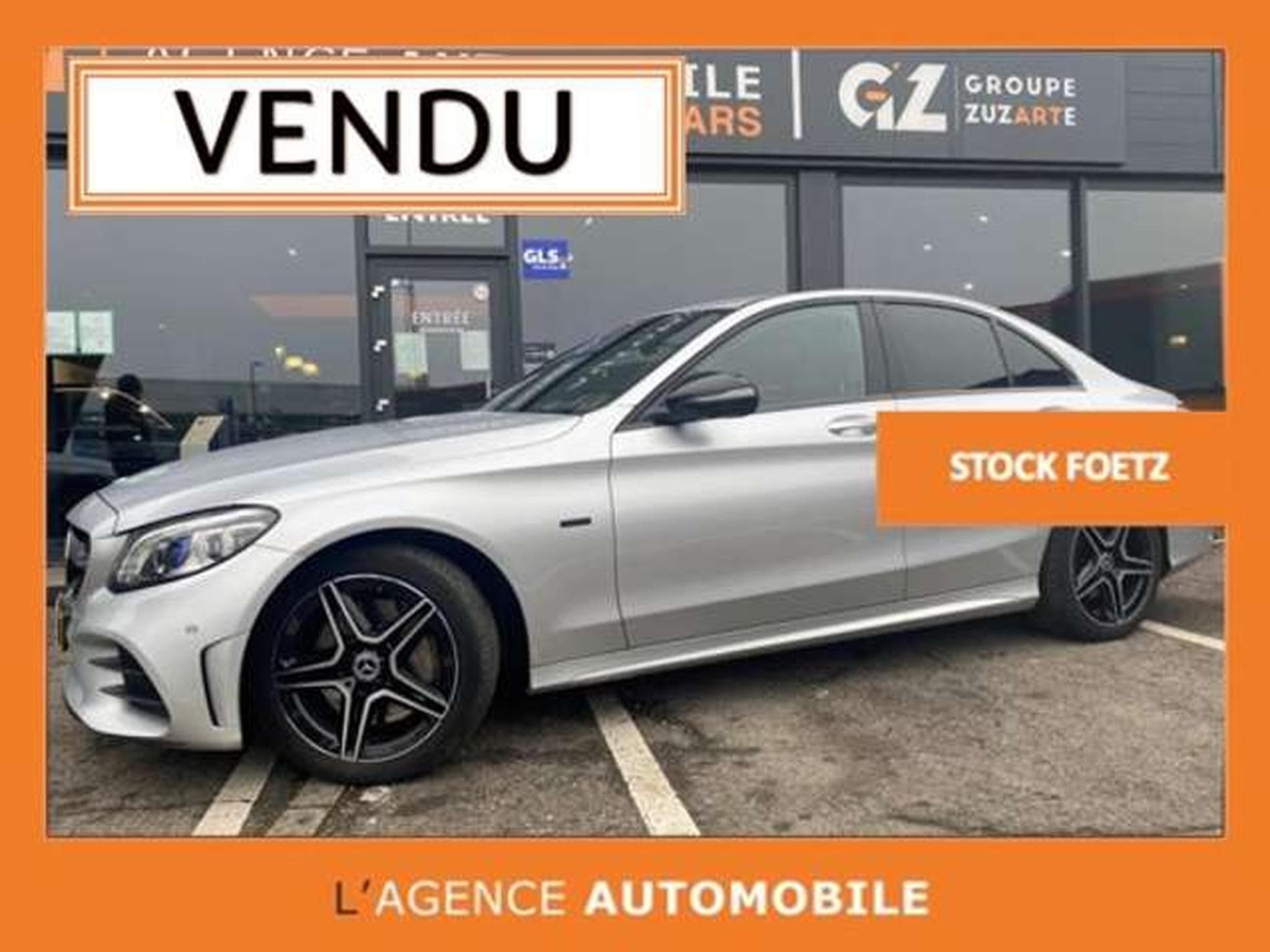 Mercedes C 300 de hybride AMG Line - JUSQU'A 48 MOIS DE GARANTIE (2021) - Photo 1