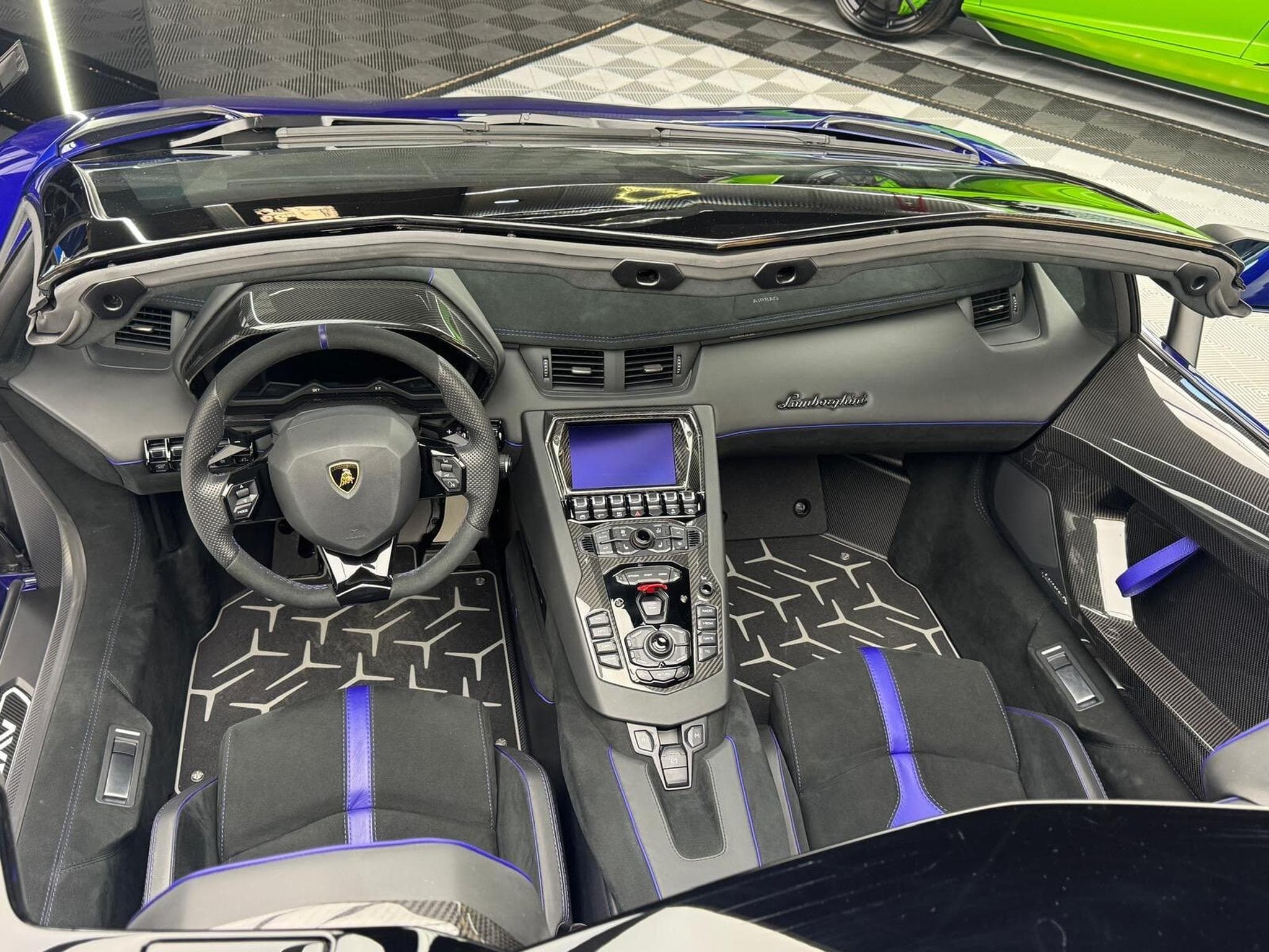 Lamborghini Aventador SV Roadster 1 of 500 AD Personam Blu Sideris (2016) - Foto 6