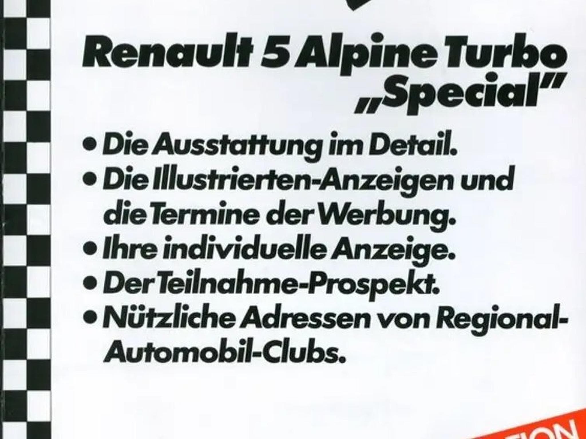 Renault 5 Alpine Turbo Special (1983) - Photo 9