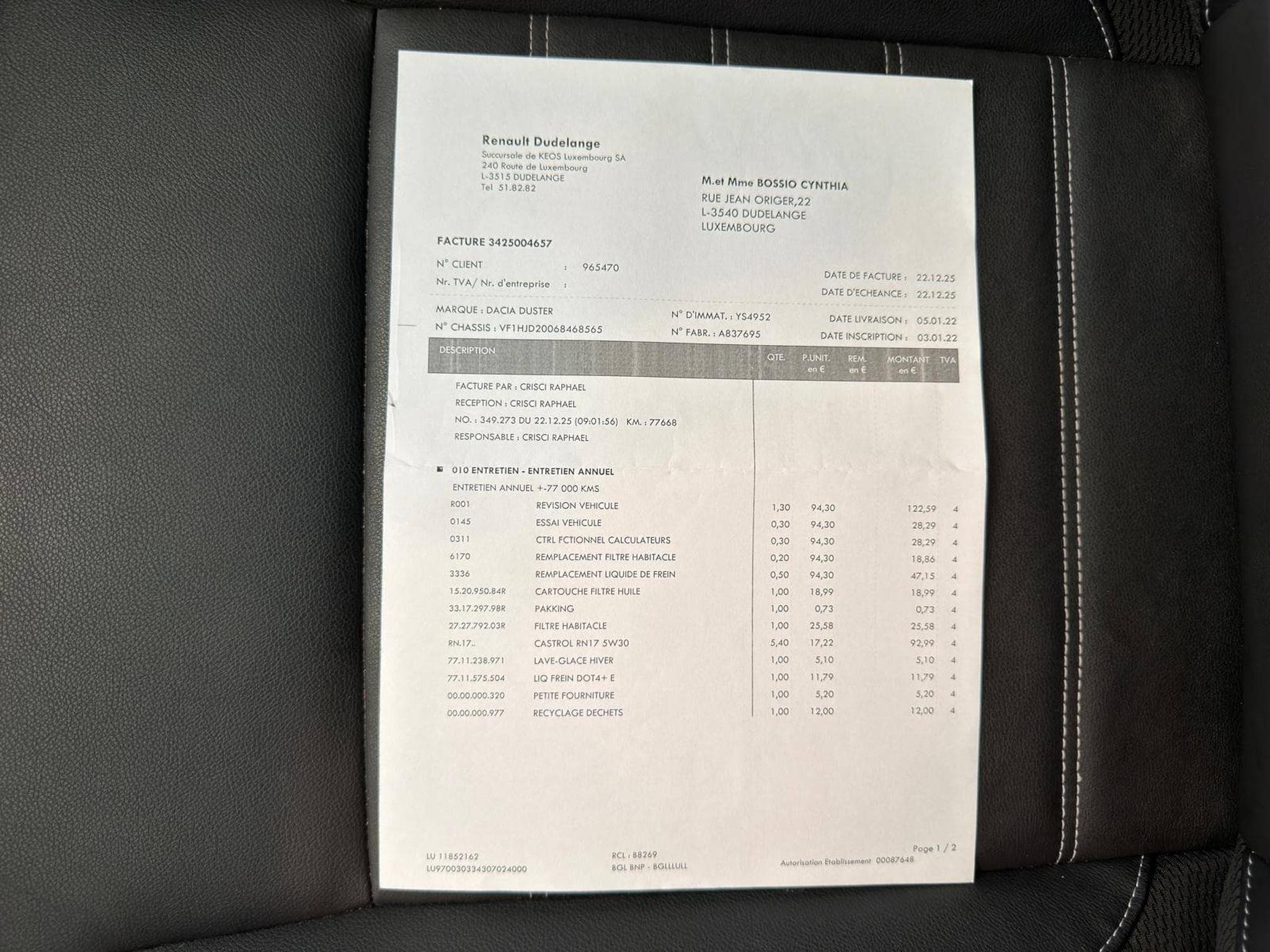 Dacia Duster II Prestige*LEDER*NAVI*R-KAM*SHZ* (2022) - Photo 15