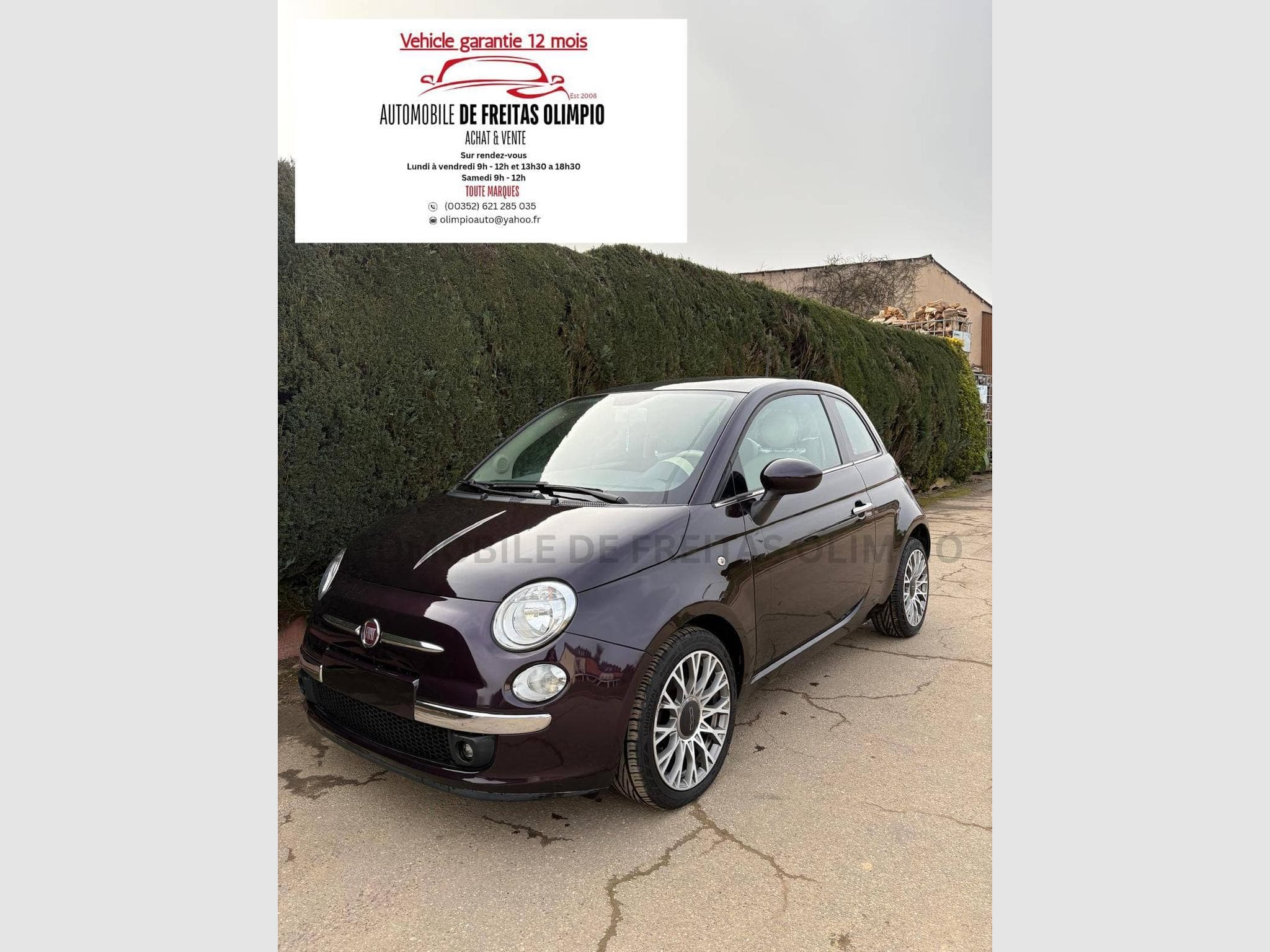 Fiat 500 twin Air 105 LOUNGE (2014) - Photo 1