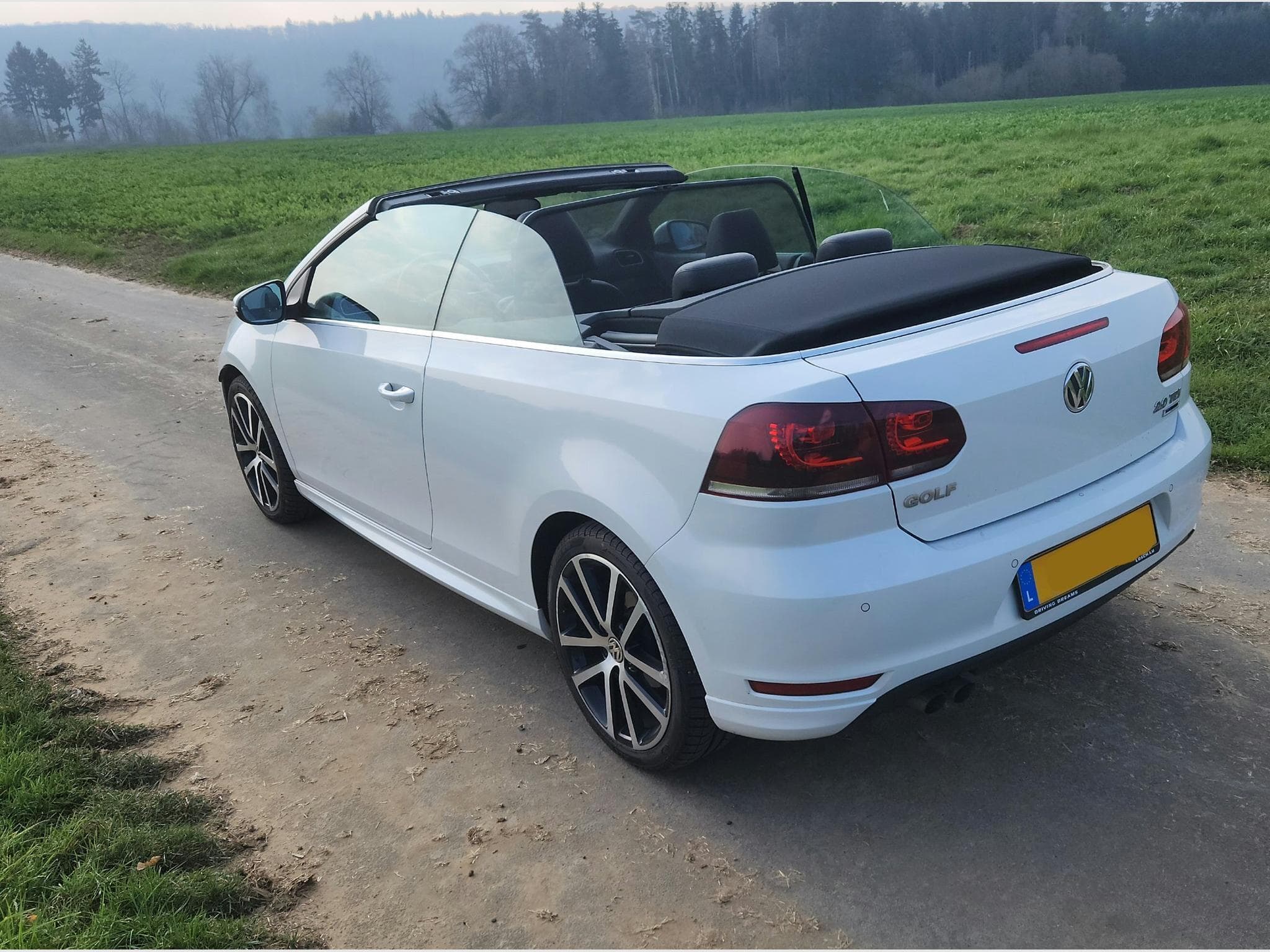 VW Golf 2.0 TDI 150CV blanc nacré cabriolet (2016) - Foto 1