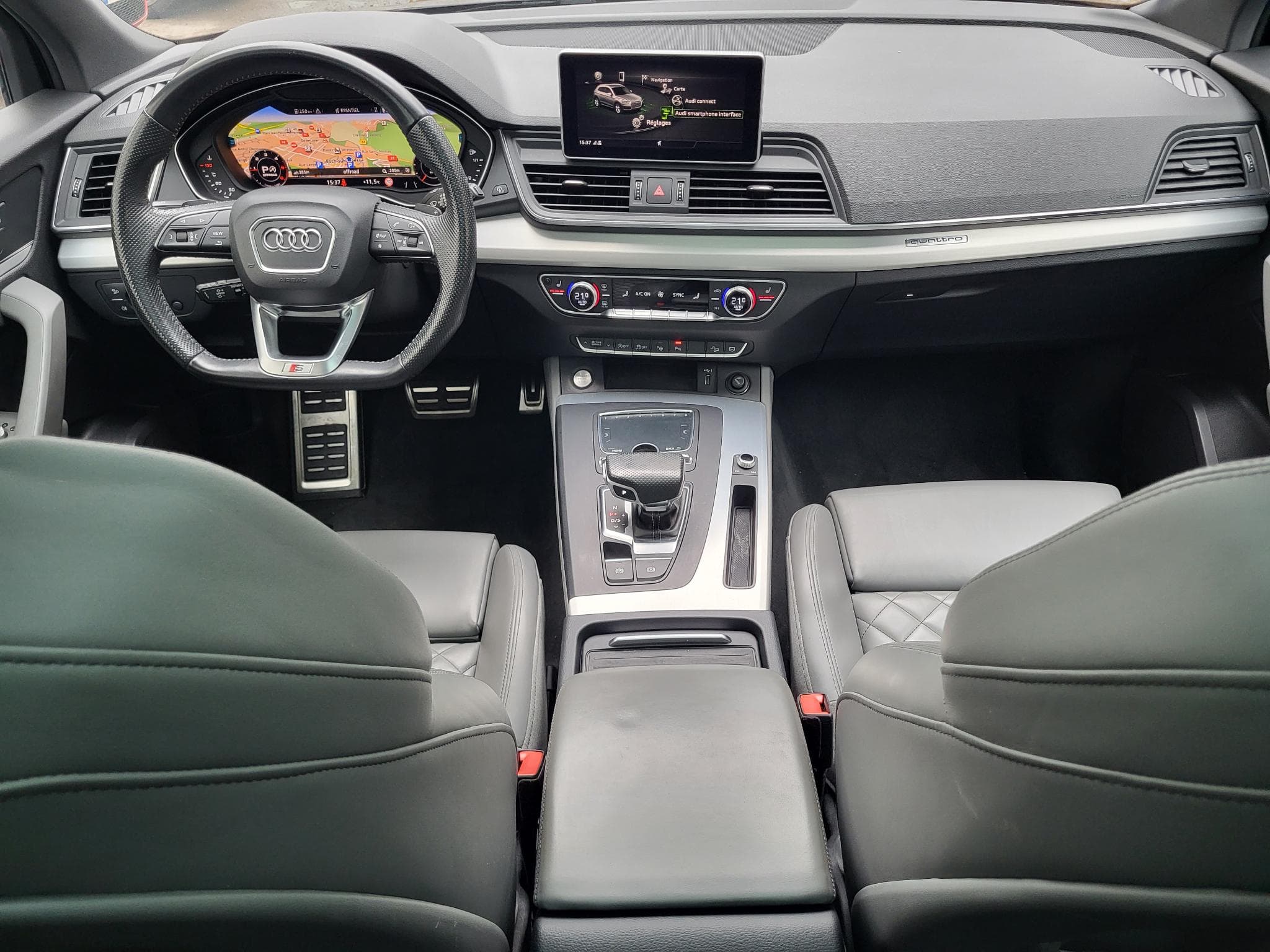 Audi Q5 TDI 190cv Quattro S-tronic S LINE Toit ouvrant Caméra 360 (2018) - Foto 13