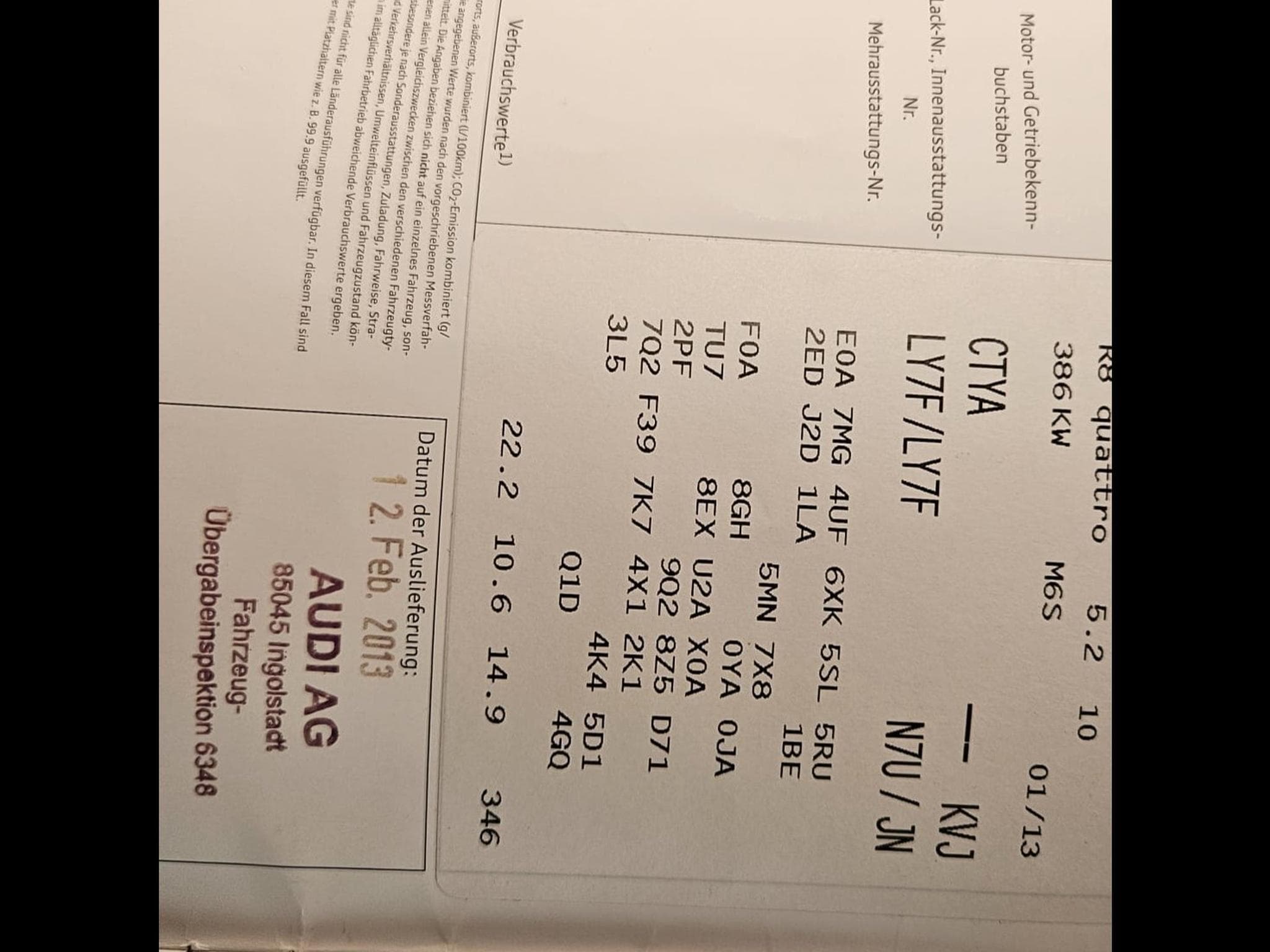 Audi R8 V10 Coupe | Schalter | Facelift | Carbon (2013) - Photo 7