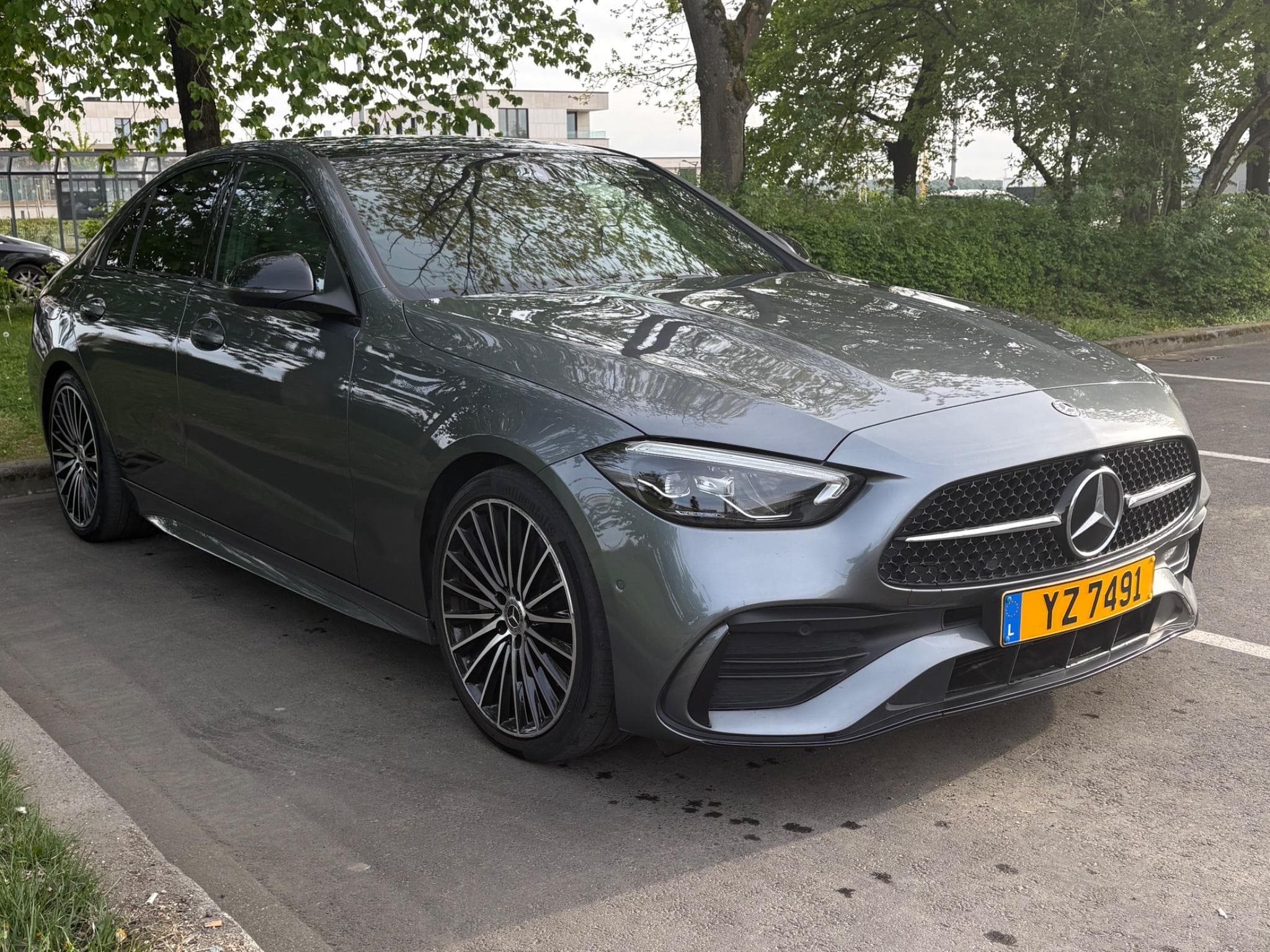 Mercedes C 180 AMG Line - Toit Panoramique - 1er prop (2022) - Photo 3