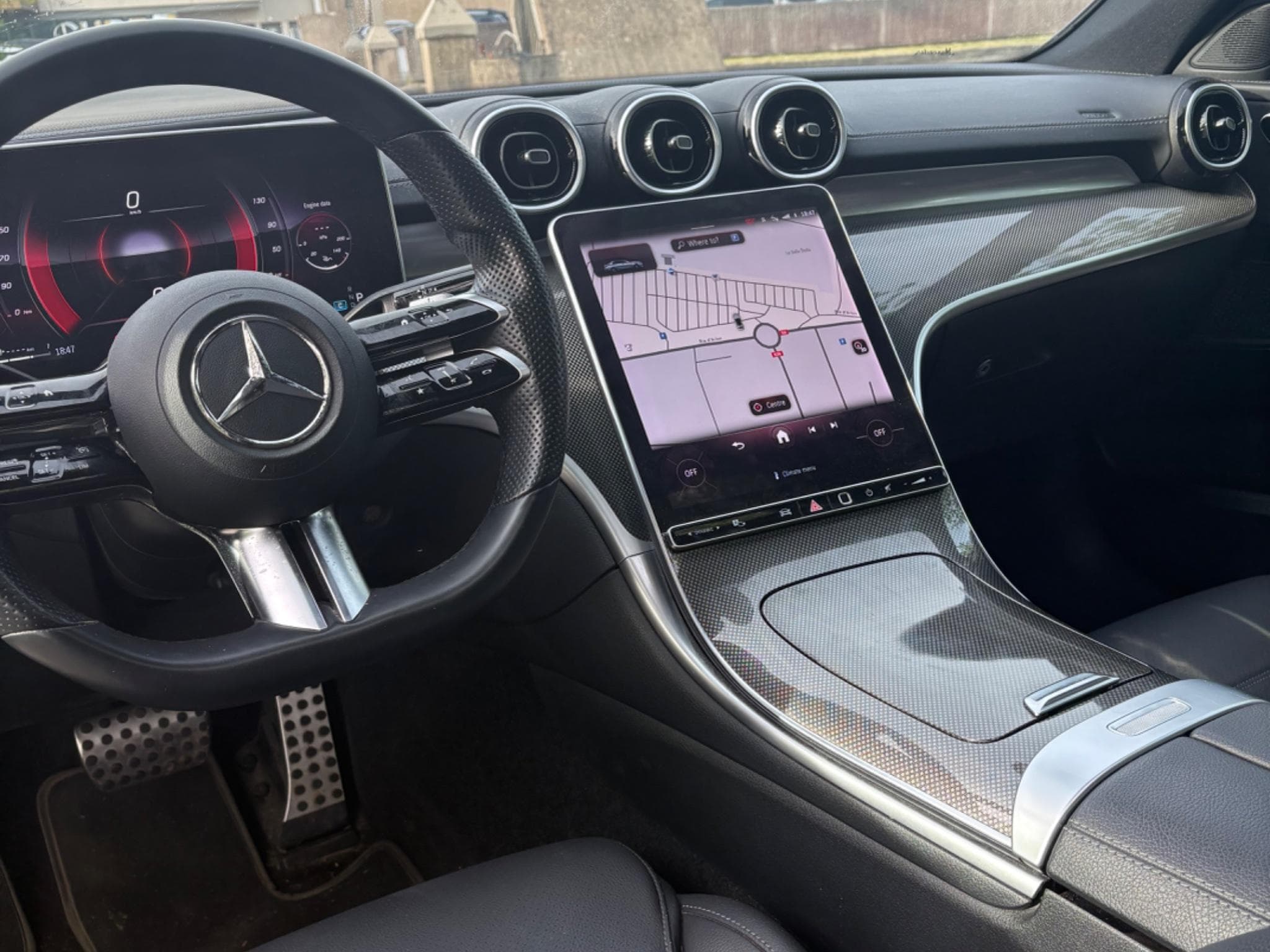 Mercedes C 180 AMG Line - Toit Panoramique - 1er prop (2022) - Photo 7