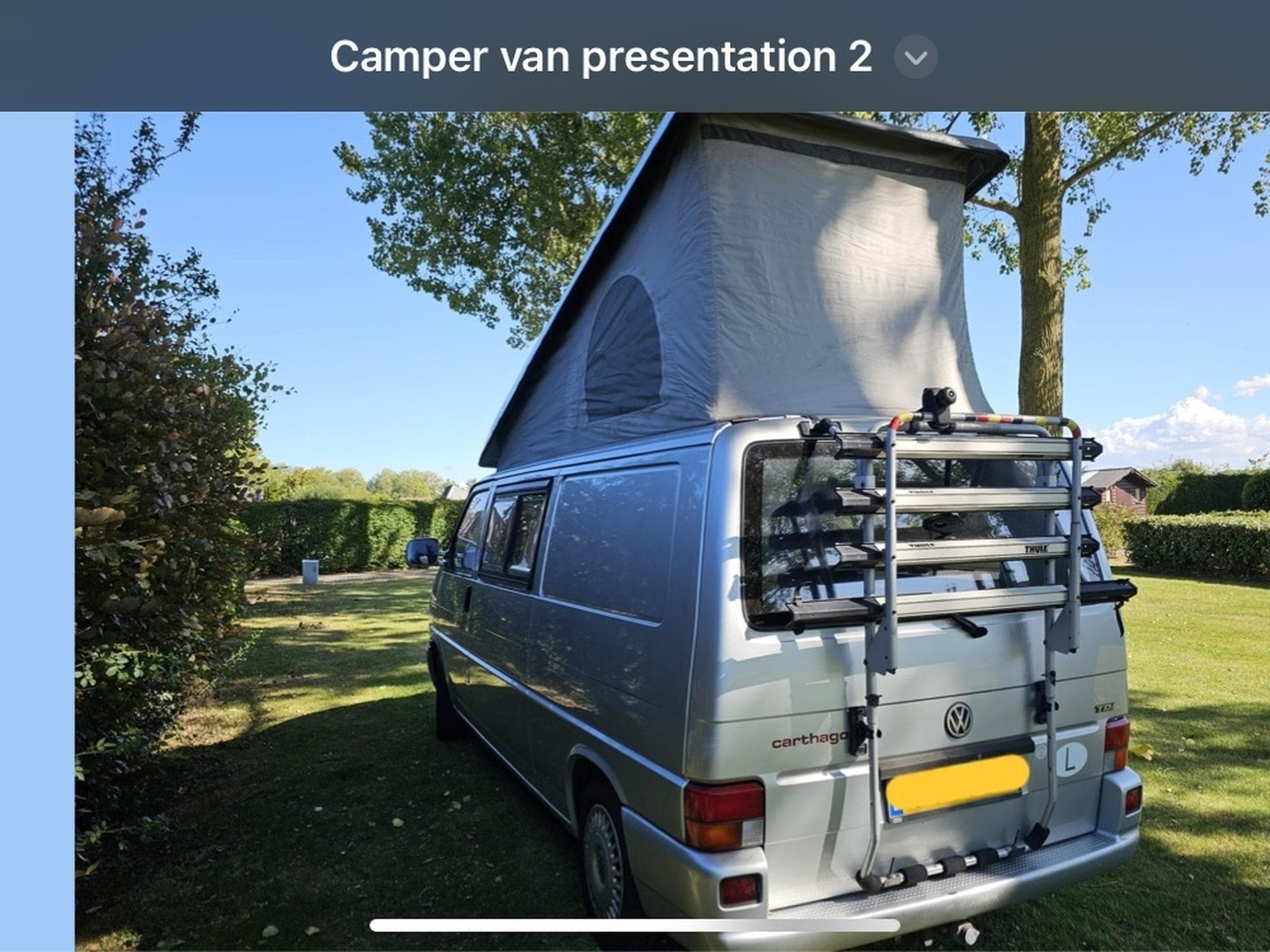 VW T4 Camping car carthago (2000) - Photo 1