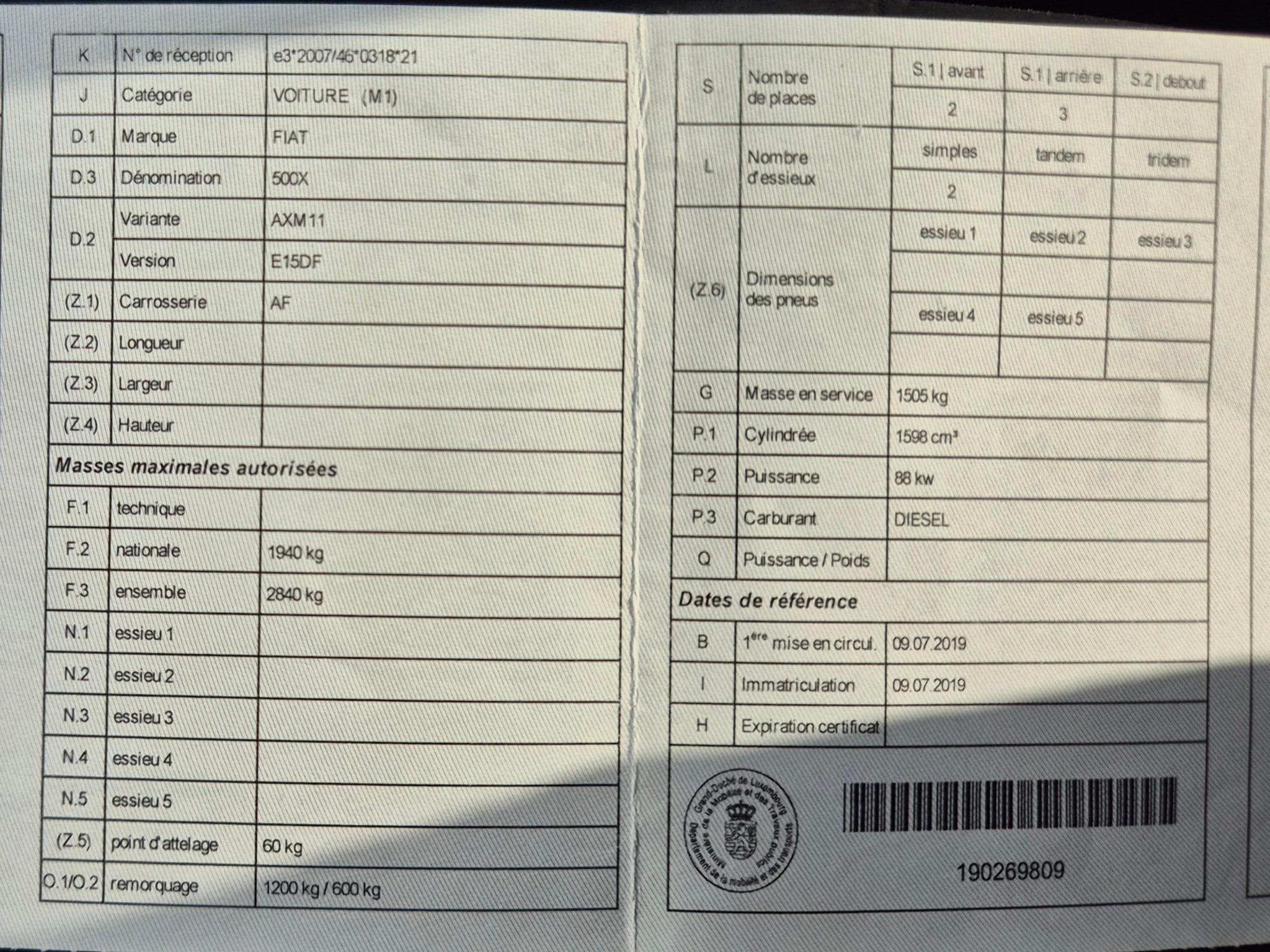 Fiat 500X (2019) - Photo 3