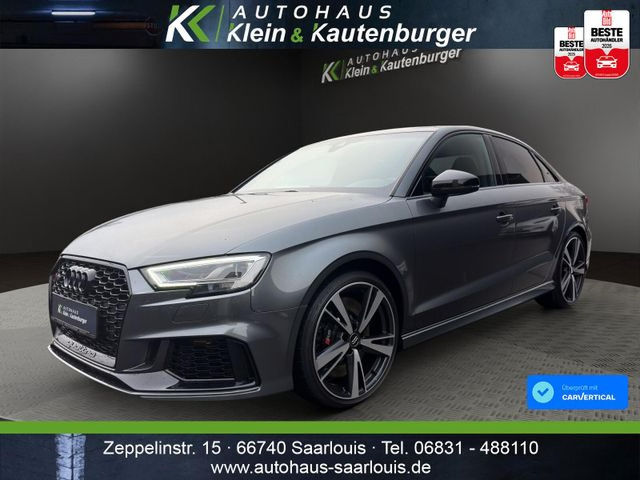 Audi RS3 RS 3 Limo 2.5 TFSI quattro +RS SPORTSITZE+B&amp;O (2020) - Photo 1