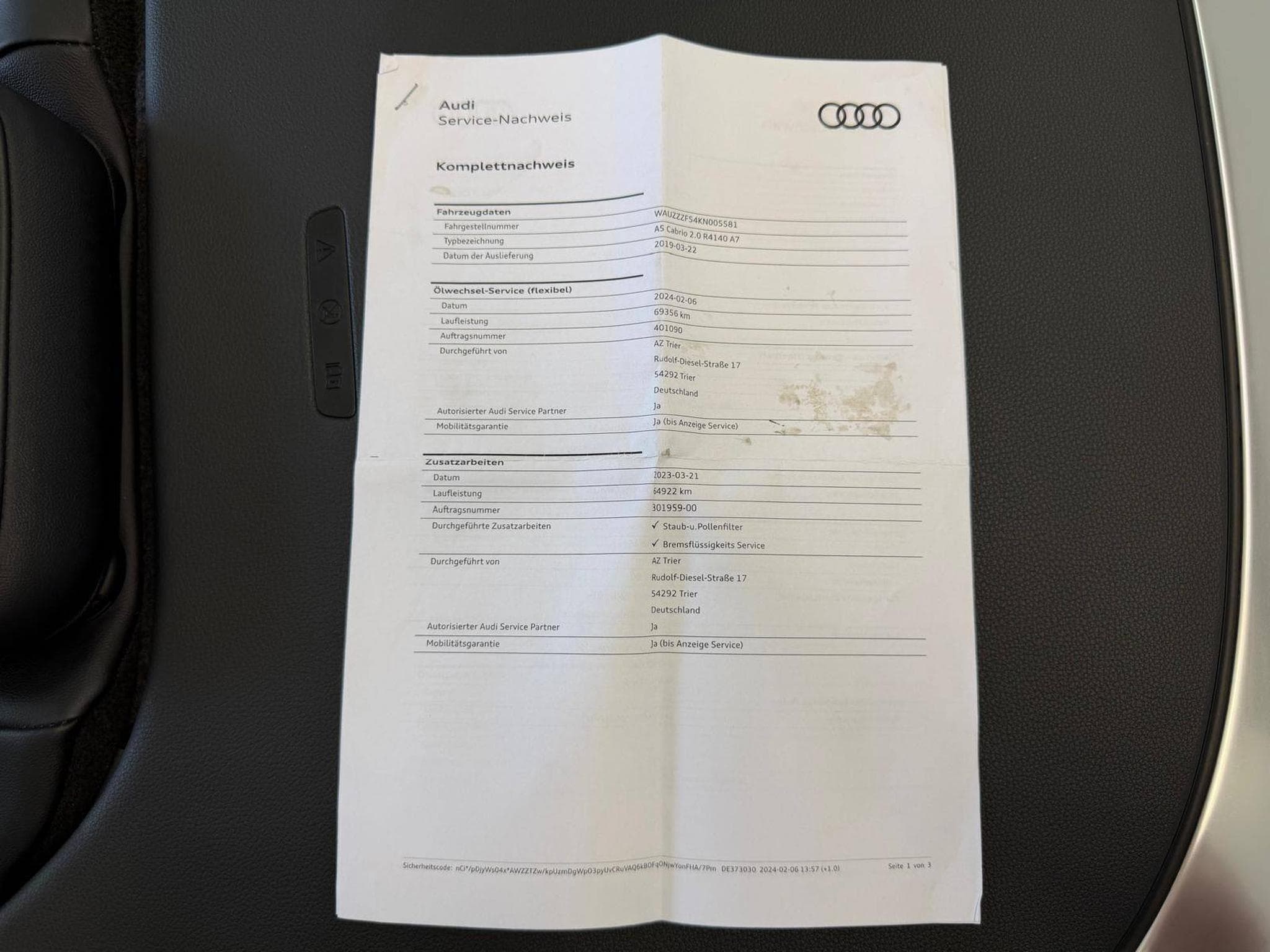 Audi A5 Cabriolet 40 TFSI S-Line (2019) - Photo 16