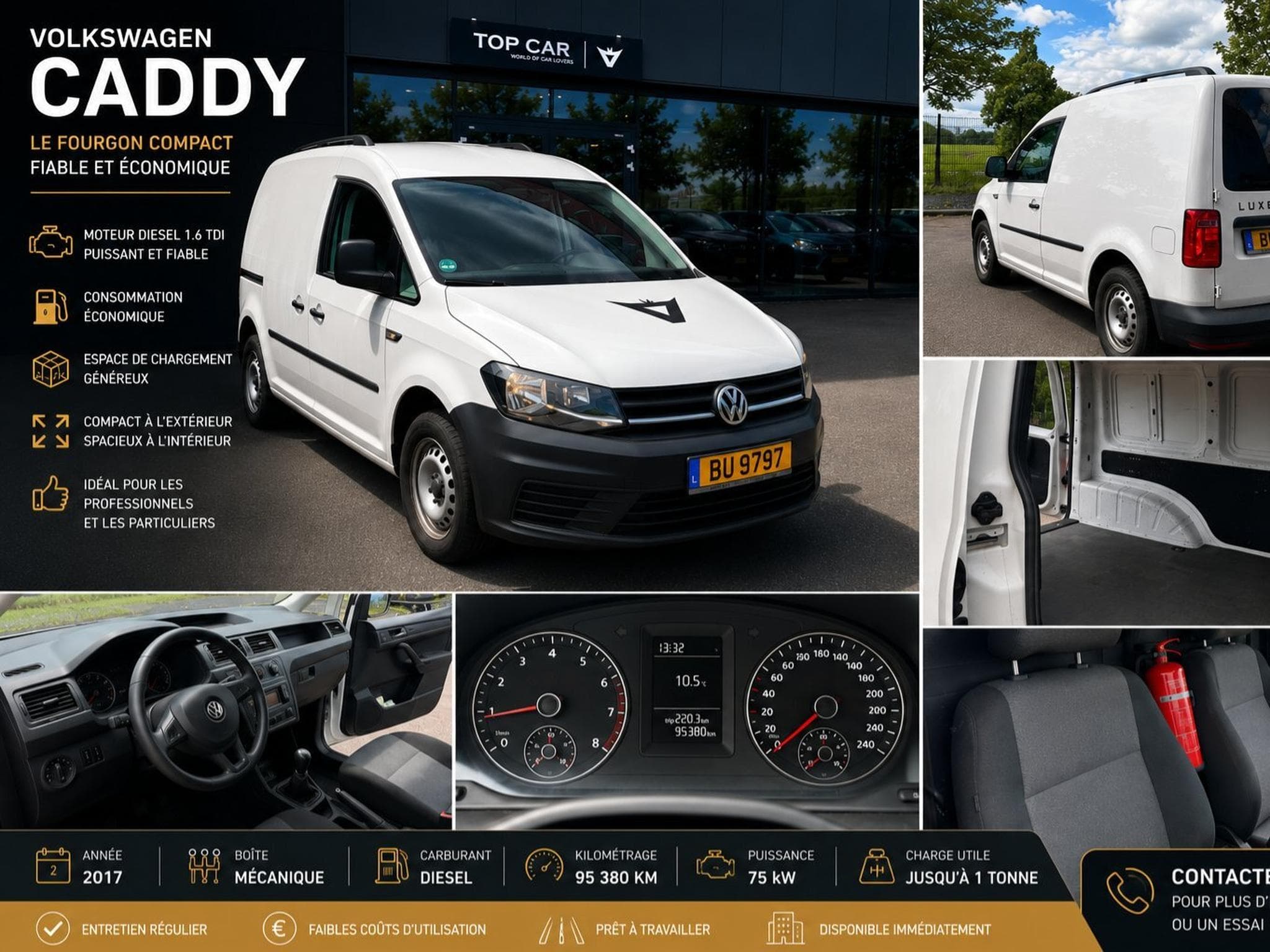 VW Caddy A/C , Bluetooth (2017) - Foto 1