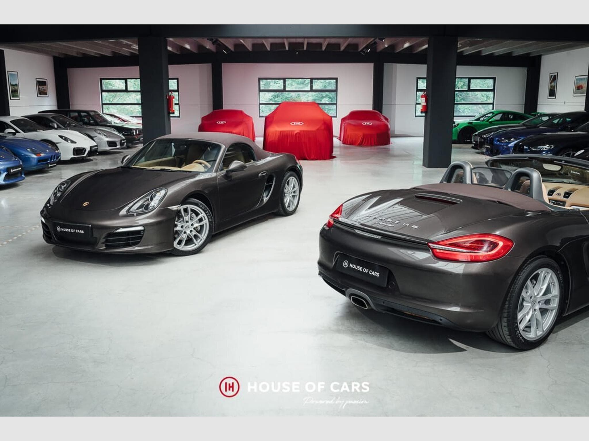 Porsche Boxster 981 Boxster PDK 2015 – Belgian car – Anthracite Brown Met. (2014) - Foto 1