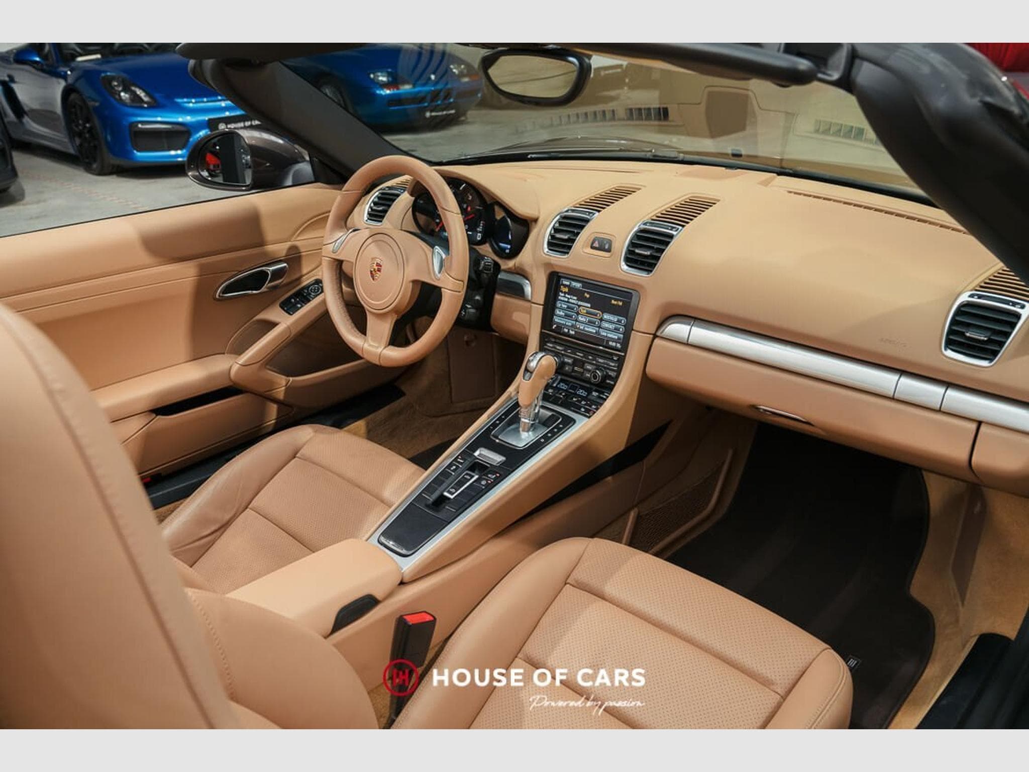 Porsche Boxster 981 Boxster PDK 2015 – Belgian car – Anthracite Brown Met. (2014) - Foto 12