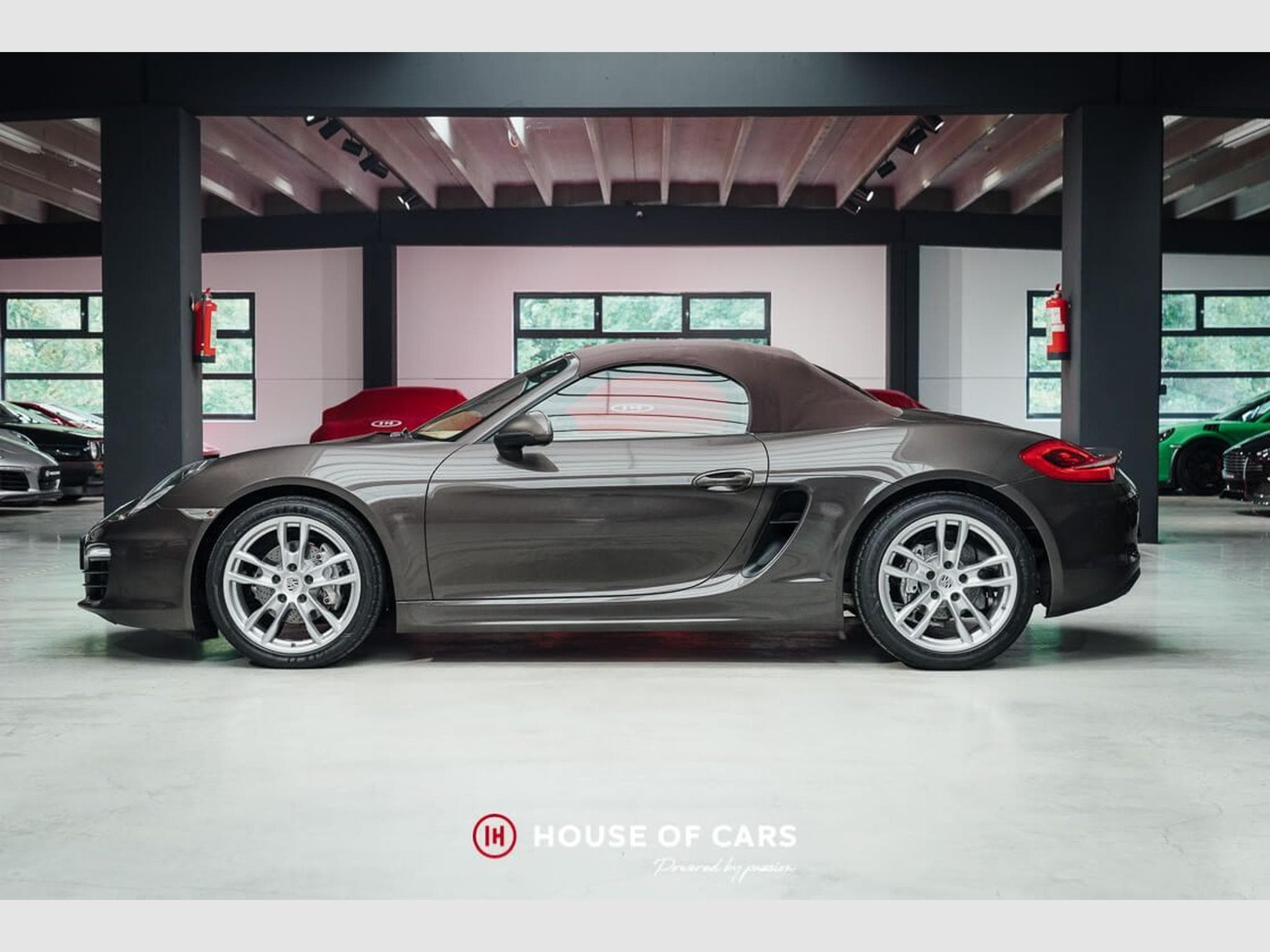 Porsche Boxster 981 Boxster PDK 2015 – Belgian car – Anthracite Brown Met. (2014) - Foto 10
