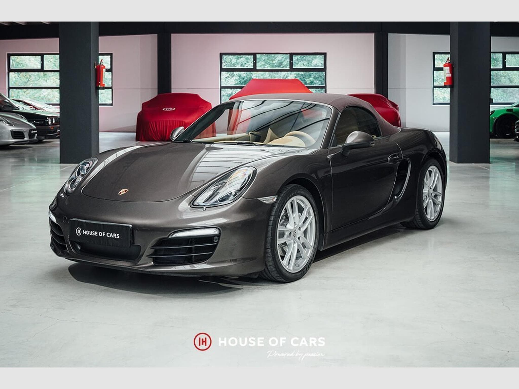 Porsche Boxster 981 Boxster PDK 2015 – Belgian car – Anthracite Brown Met. (2014) - Foto 2