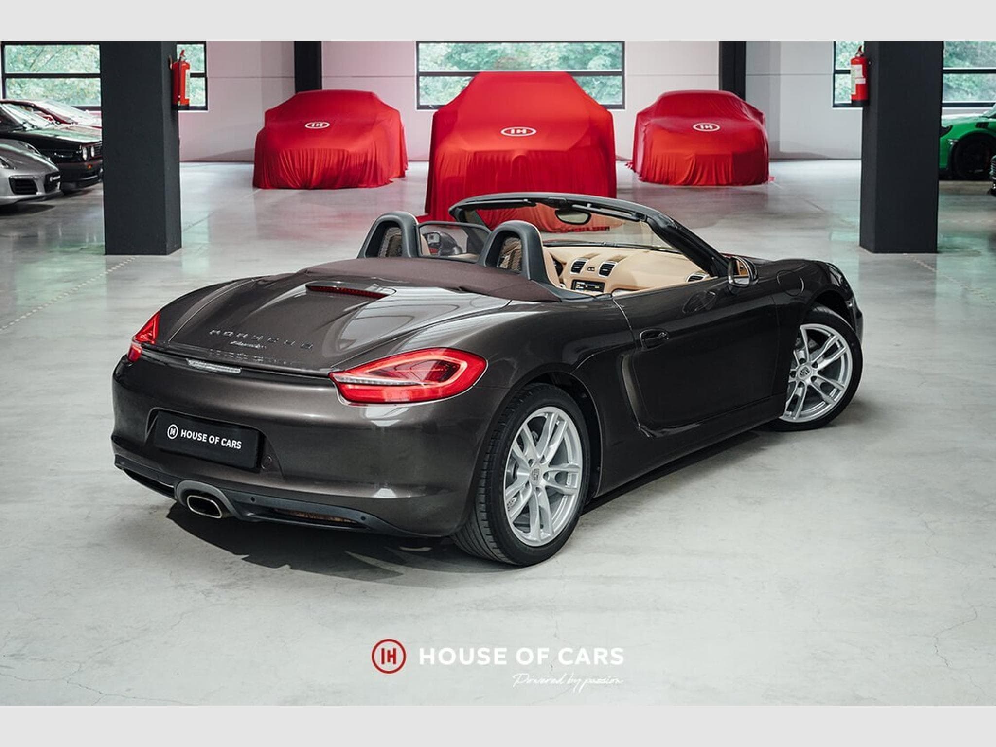 Porsche Boxster 981 Boxster PDK 2015 – Belgian car – Anthracite Brown Met. (2014) - Foto 7