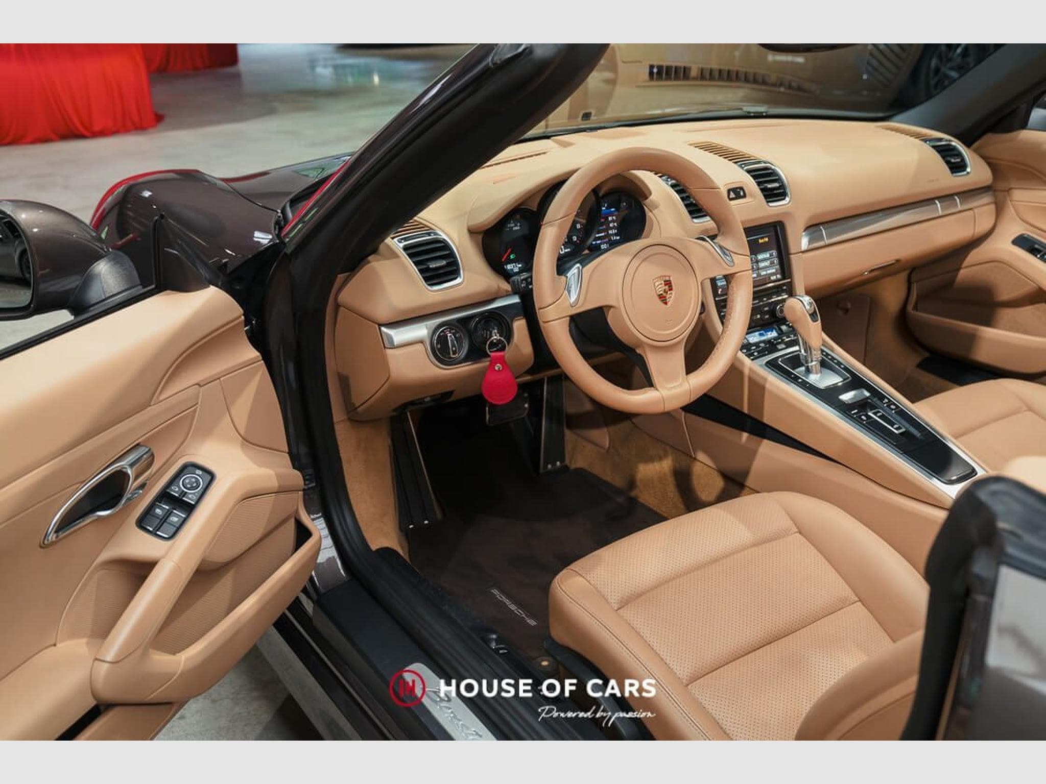 Porsche Boxster 981 Boxster PDK 2015 – Belgian car – Anthracite Brown Met. (2014) - Foto 11