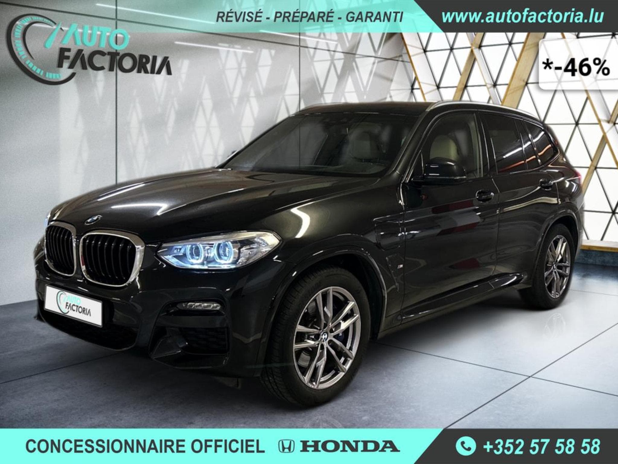 BMW X3 -46% 30E Hyb 292cv BVA8 4x4 M Sport +GPS+CUIR+CAM (2021) - Foto 1