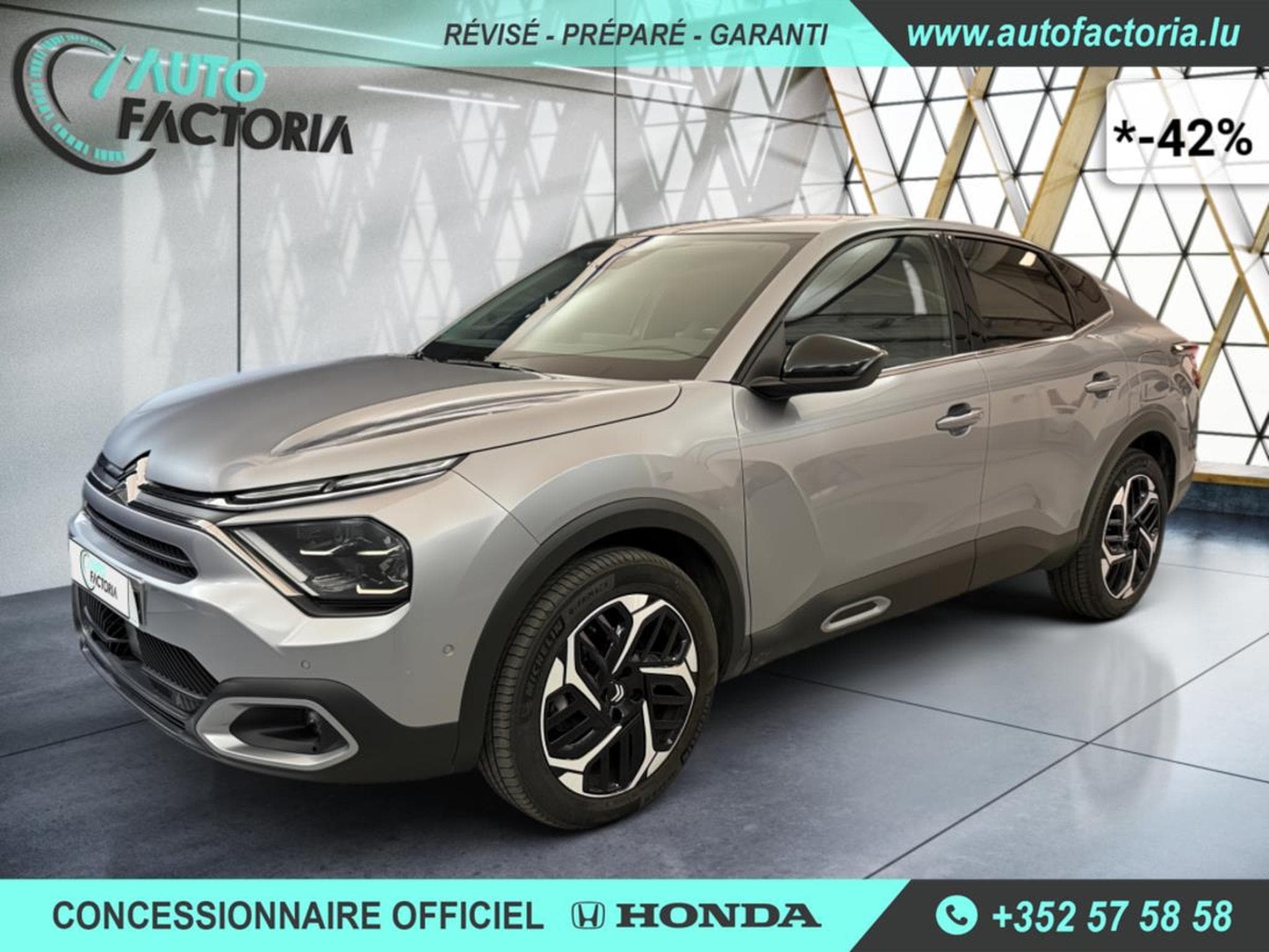 Citroën C4 X -42% 1.5 HDI 130cv BVA +GPS+CAM360+LED+Options (2024) - Photo 1