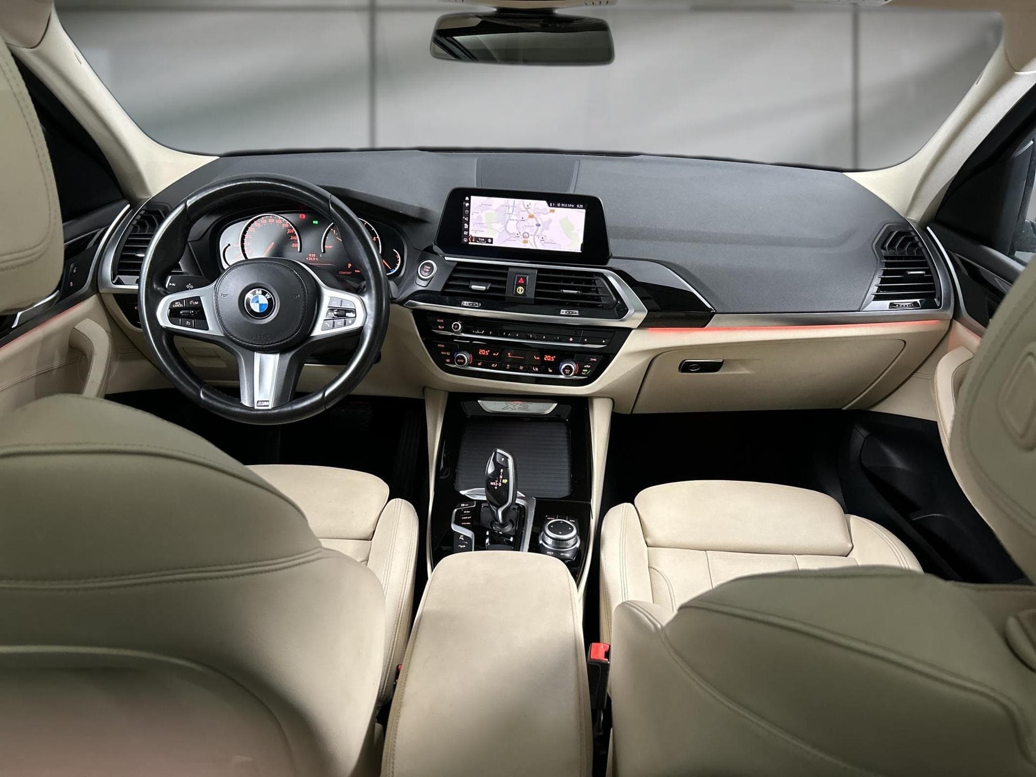 BMW X3 -46% 20D 190cv BVA 4x4 XLine+T.PANO+GPS+CUIR (2021) - Photo 6