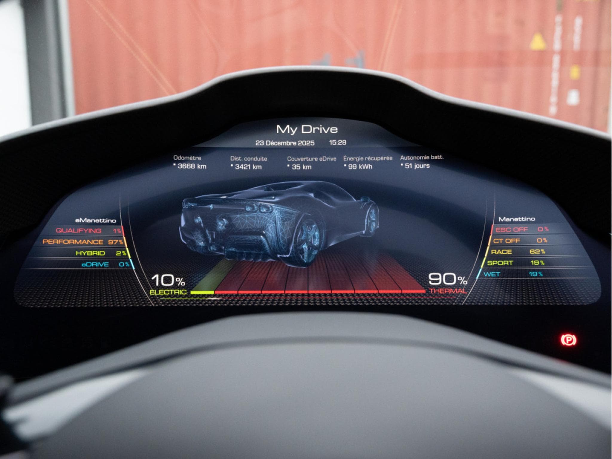 Ferrari SF90 CARBONE | LIFT | CAMERA 360 | JBL | TVA (2023) - Photo 24