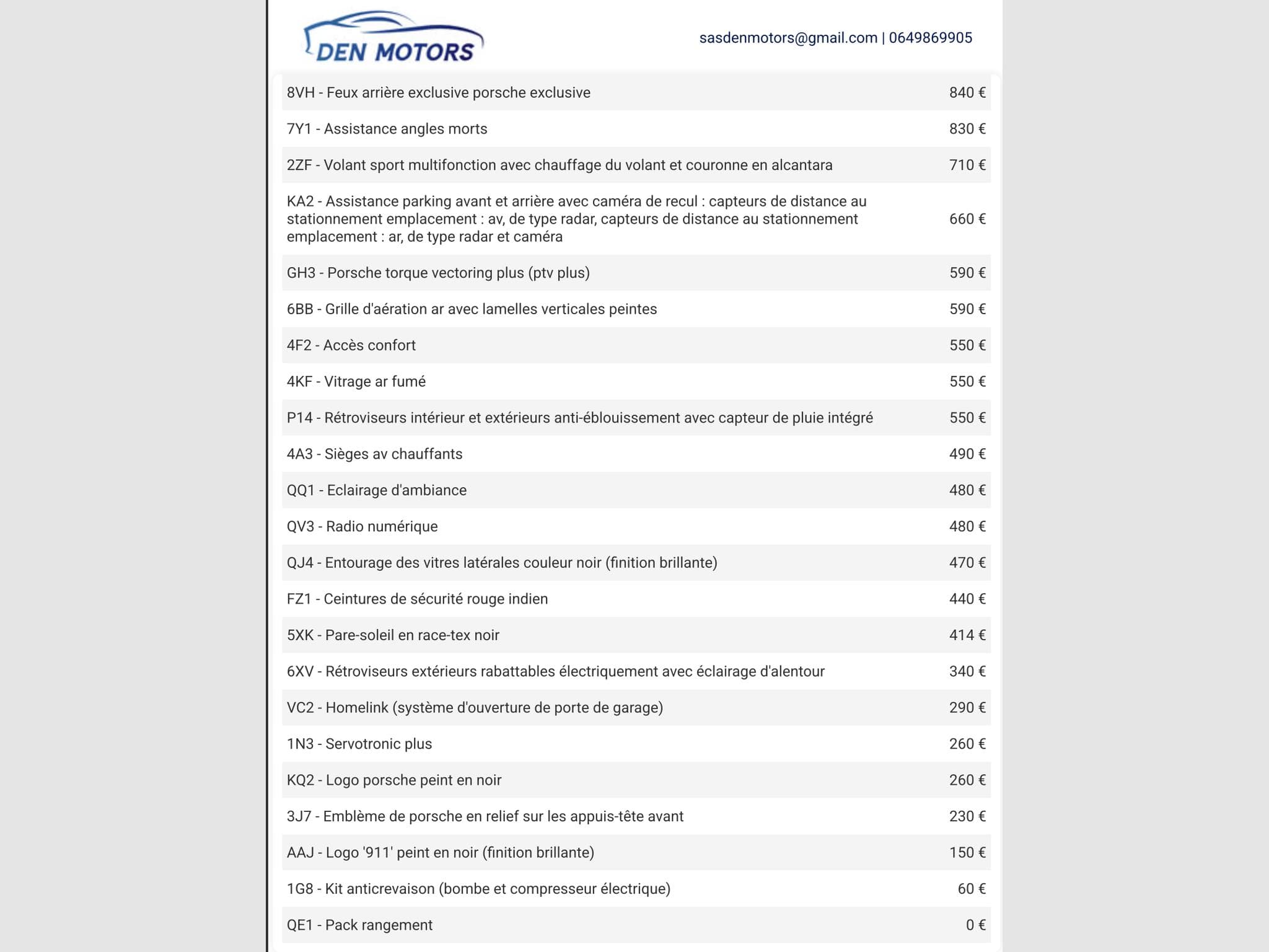 Porsche 911 992 Carrera 4S – Gris Craie Pack SportDesign – 1ère main – P (2020) - Foto 3