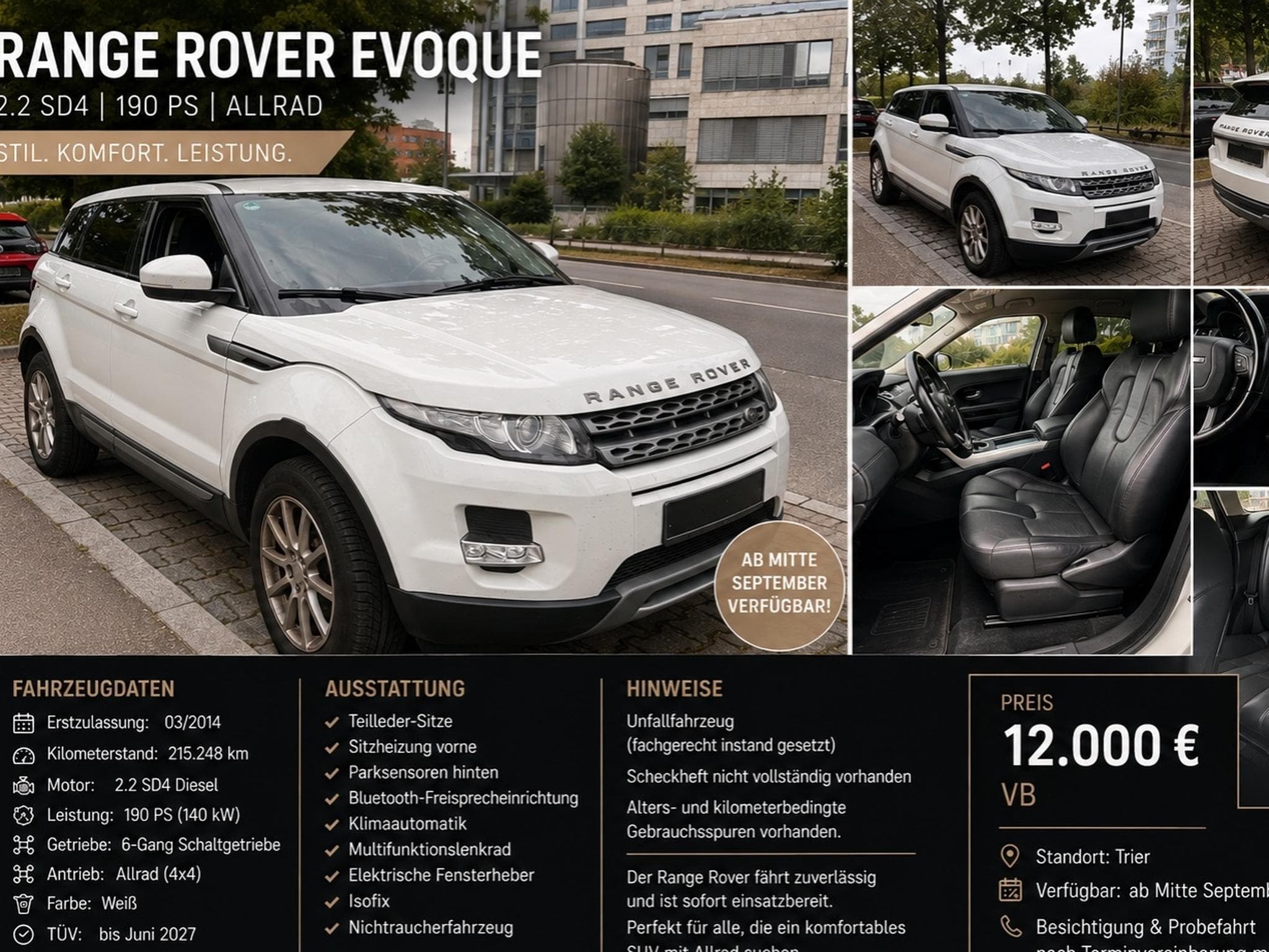 Land-Rover Range Rover Evoque (2014) - Photo 1