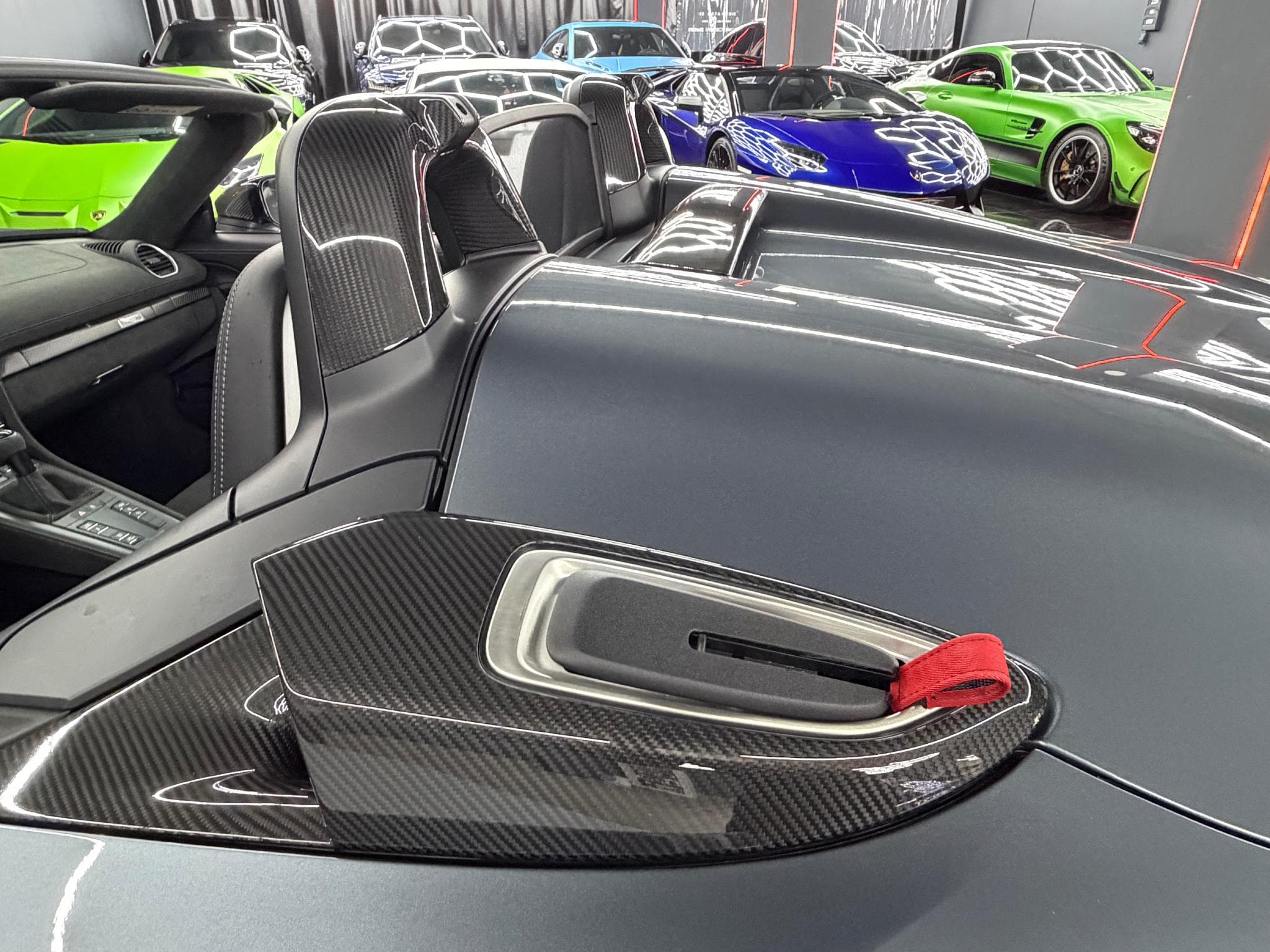 Porsche Boxster Spyder RS Pack Weissach Siege Sport Full PPF (2025) - Photo 11