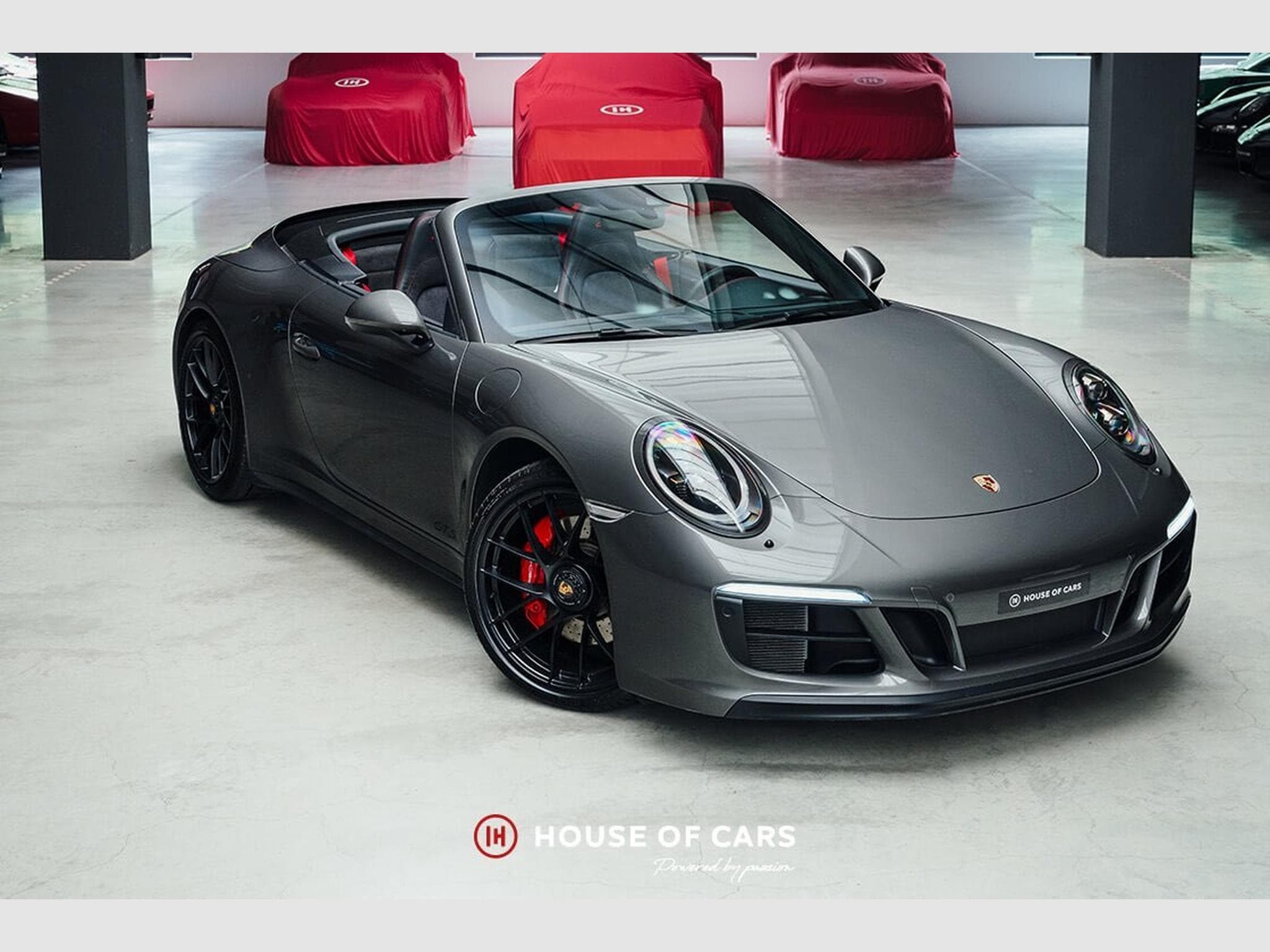 Porsche 991 .2 CARRERA 4 GTS CABRIOLET PDK AGATE GREY - PPF (2017) - Photo 4