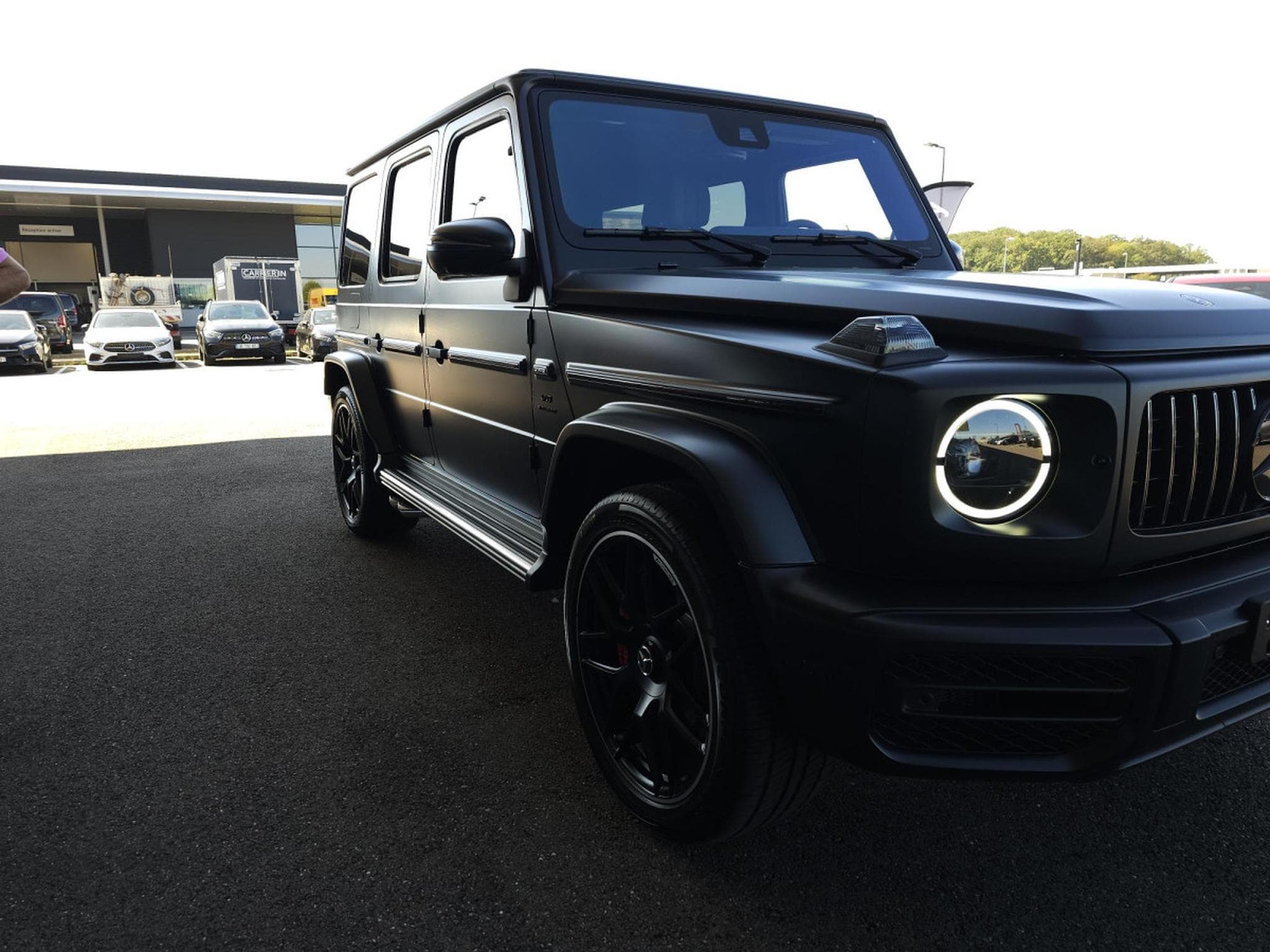Mercedes G 63 AMG 585 cv - Burmester Surround - Pack Sport Black AMG - Carbon (2023) - Photo 3