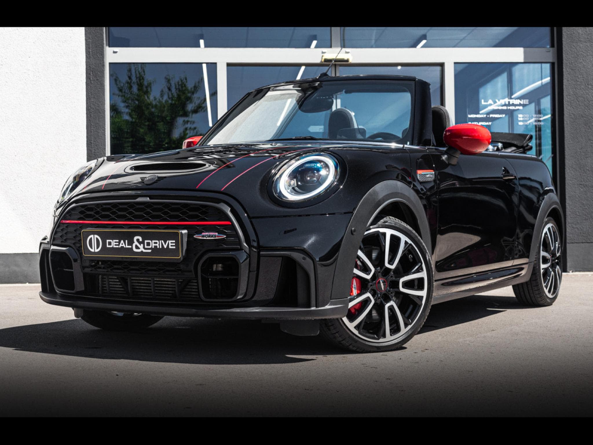 Mini Cooper John Cooper Works Cabriolet AUTO (231 CH) - MIDNIGHT BLACK M (2022) - Photo 1