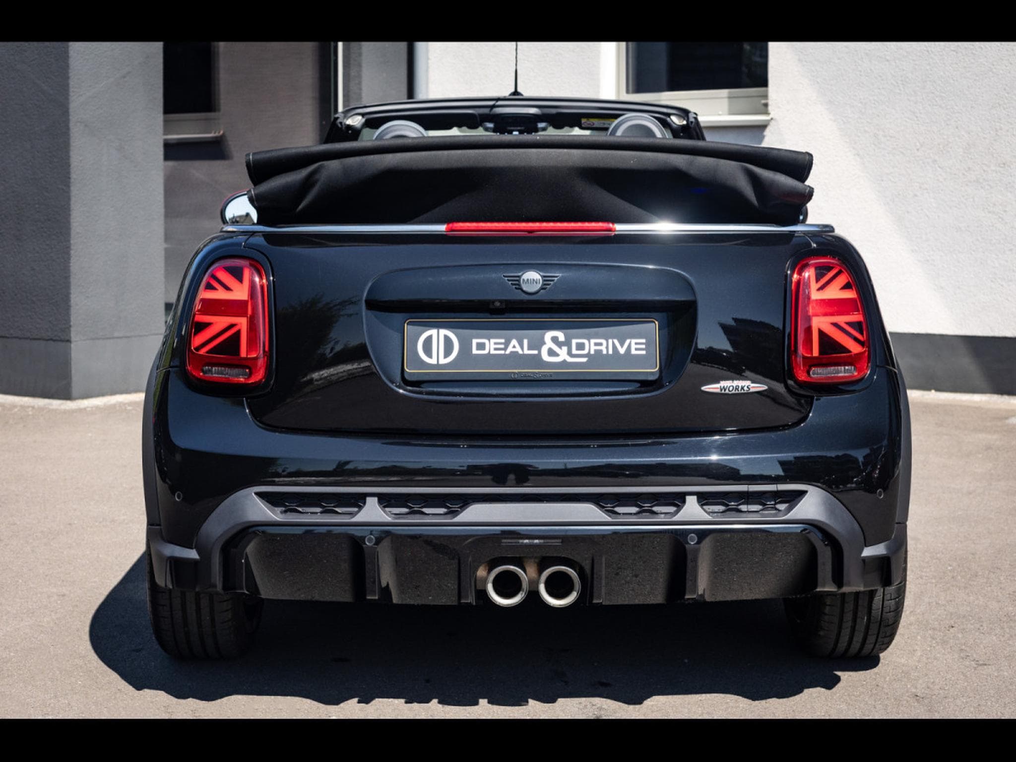 Mini Cooper John Cooper Works Cabriolet AUTO (231 CH) - MIDNIGHT BLACK M (2022) - Photo 4