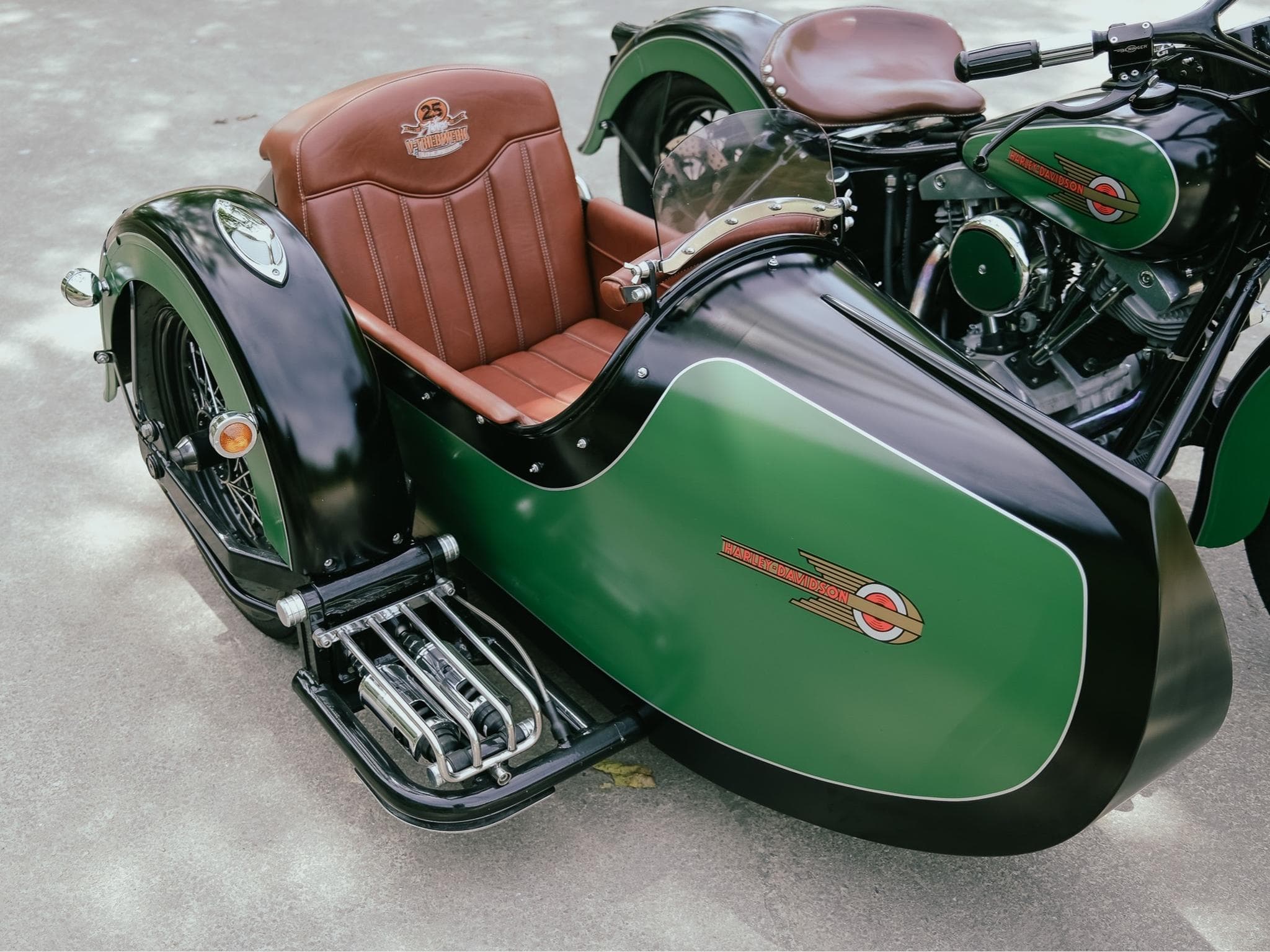 Harley-Davidson Shovelhead Gespann, E-Starter, Kick Starter (1977) - Photo 11