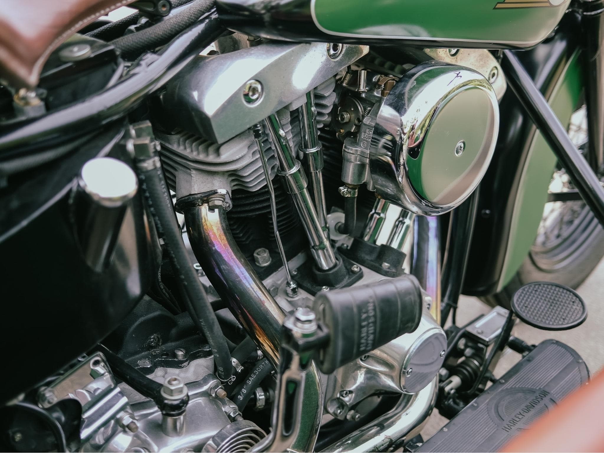 Harley-Davidson Shovelhead Gespann, E-Starter, Kick Starter (1977) - Photo 13