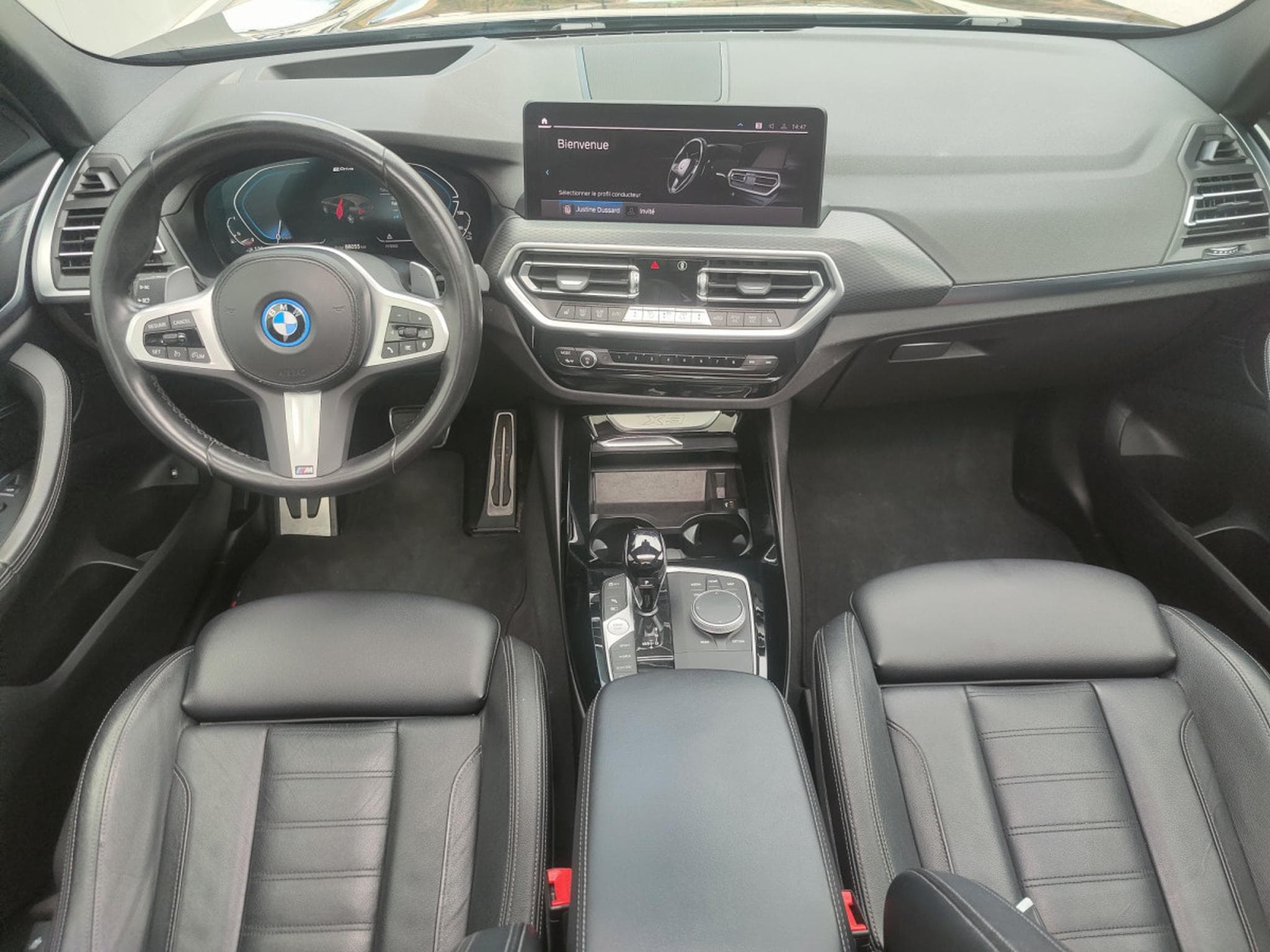 BMW X3 XDRIVE 30E PHEV PACK M CARPLAY CAMERA TOIT PANO OUVRANT CUIR (2022) - Photo 14