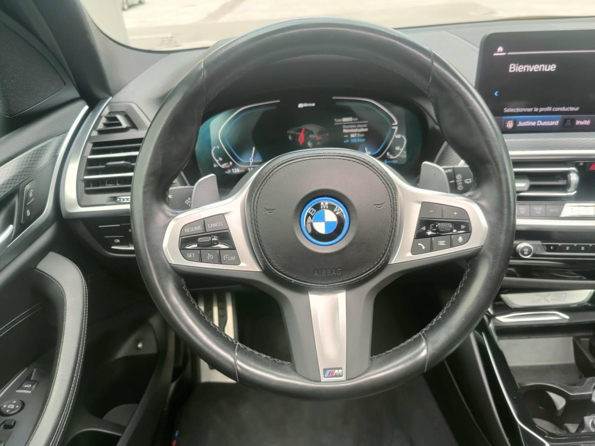 BMW X3 XDRIVE 30E PHEV PACK M CARPLAY CAMERA TOIT PANO OUVRANT CUIR (2022) - Photo 15