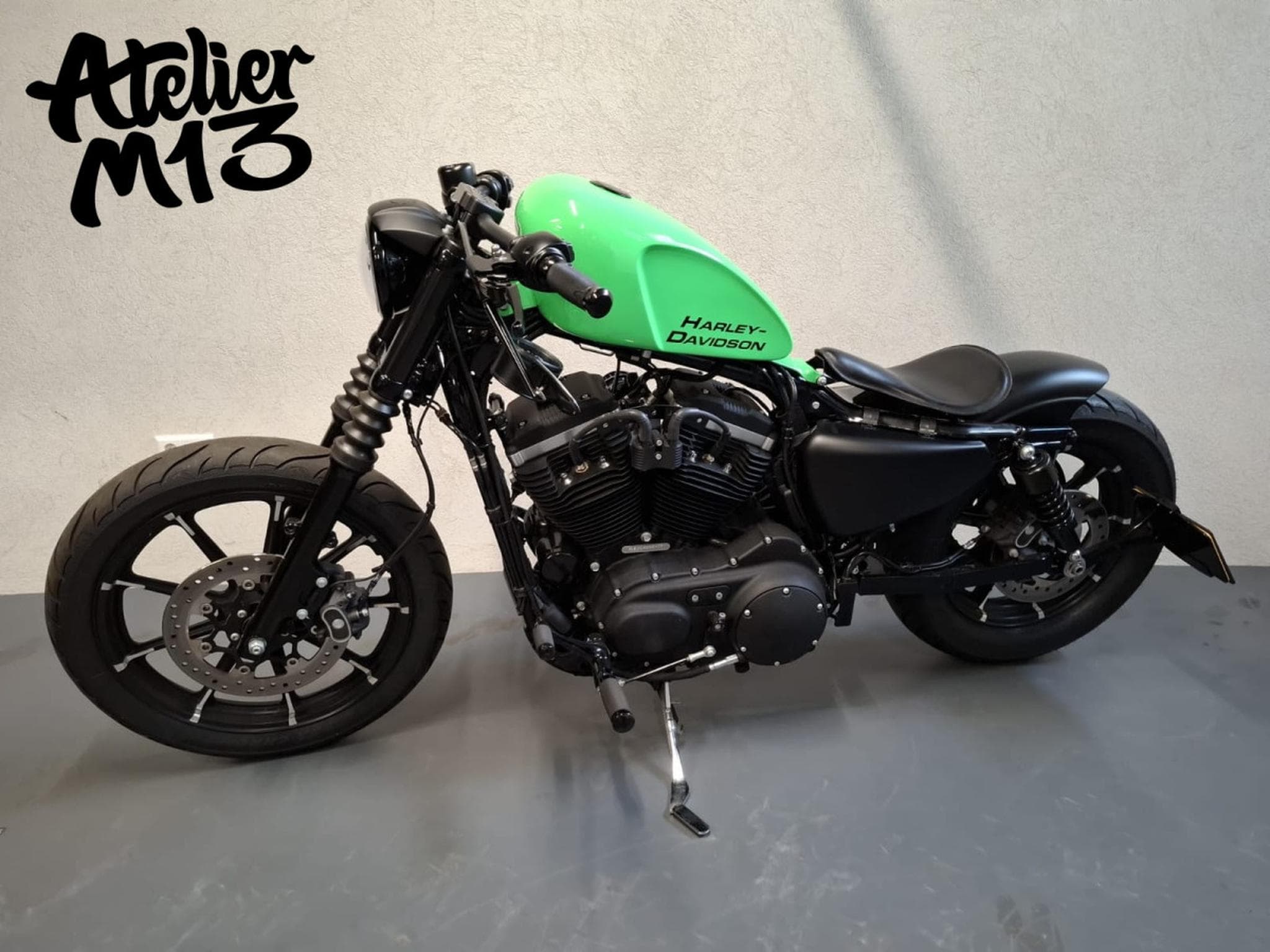 Harley-Davidson Sportster XL883N Green Racing (2015) - Foto 2