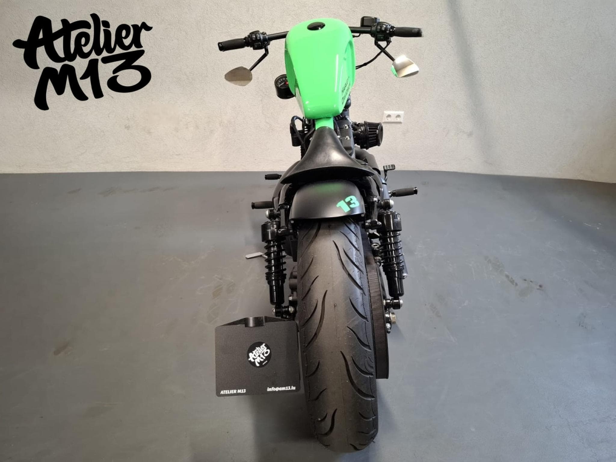 Harley-Davidson Sportster XL883N Green Racing (2015) - Foto 3