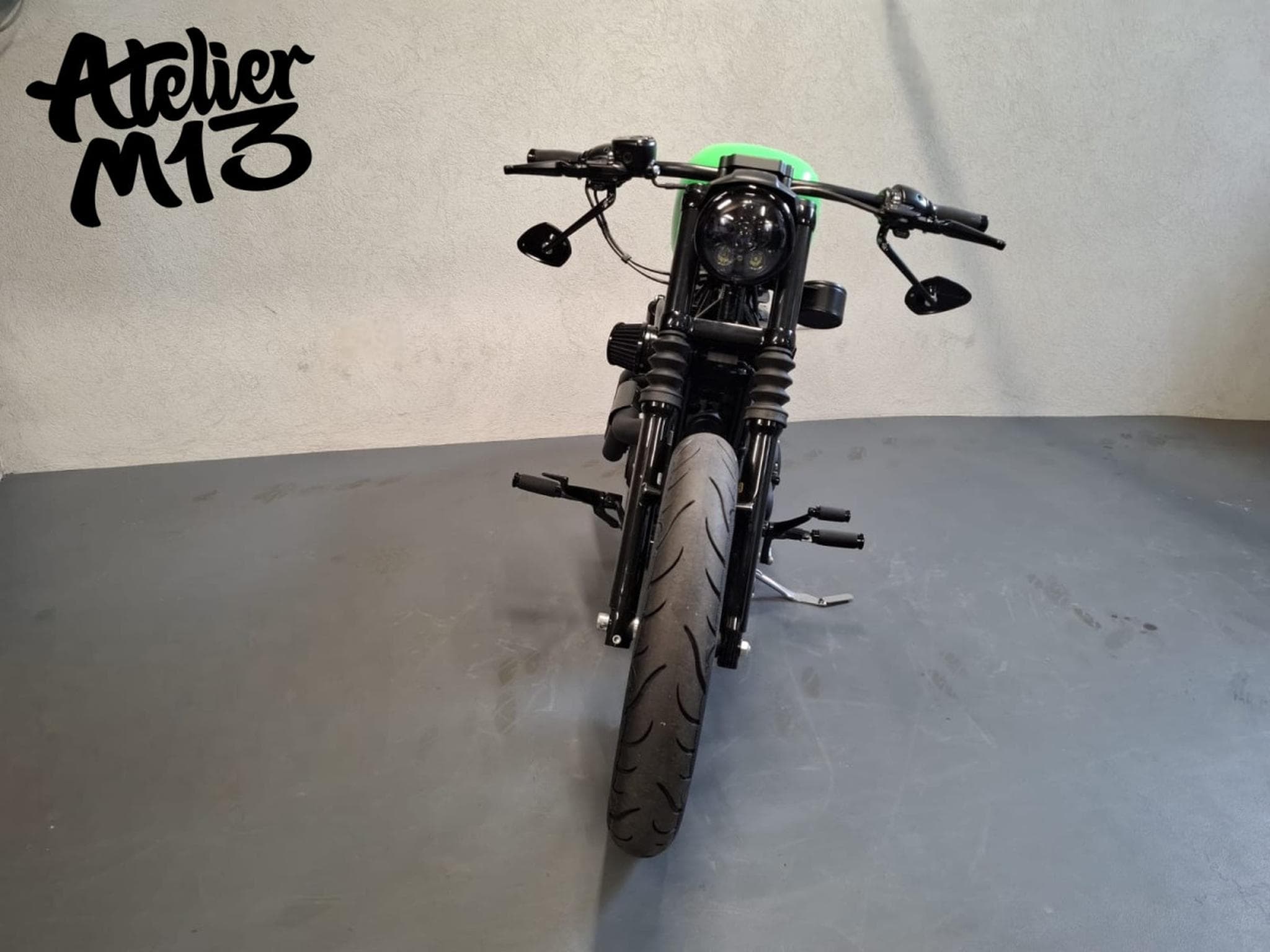 Harley-Davidson Sportster XL883N Green Racing (2015) - Foto 4