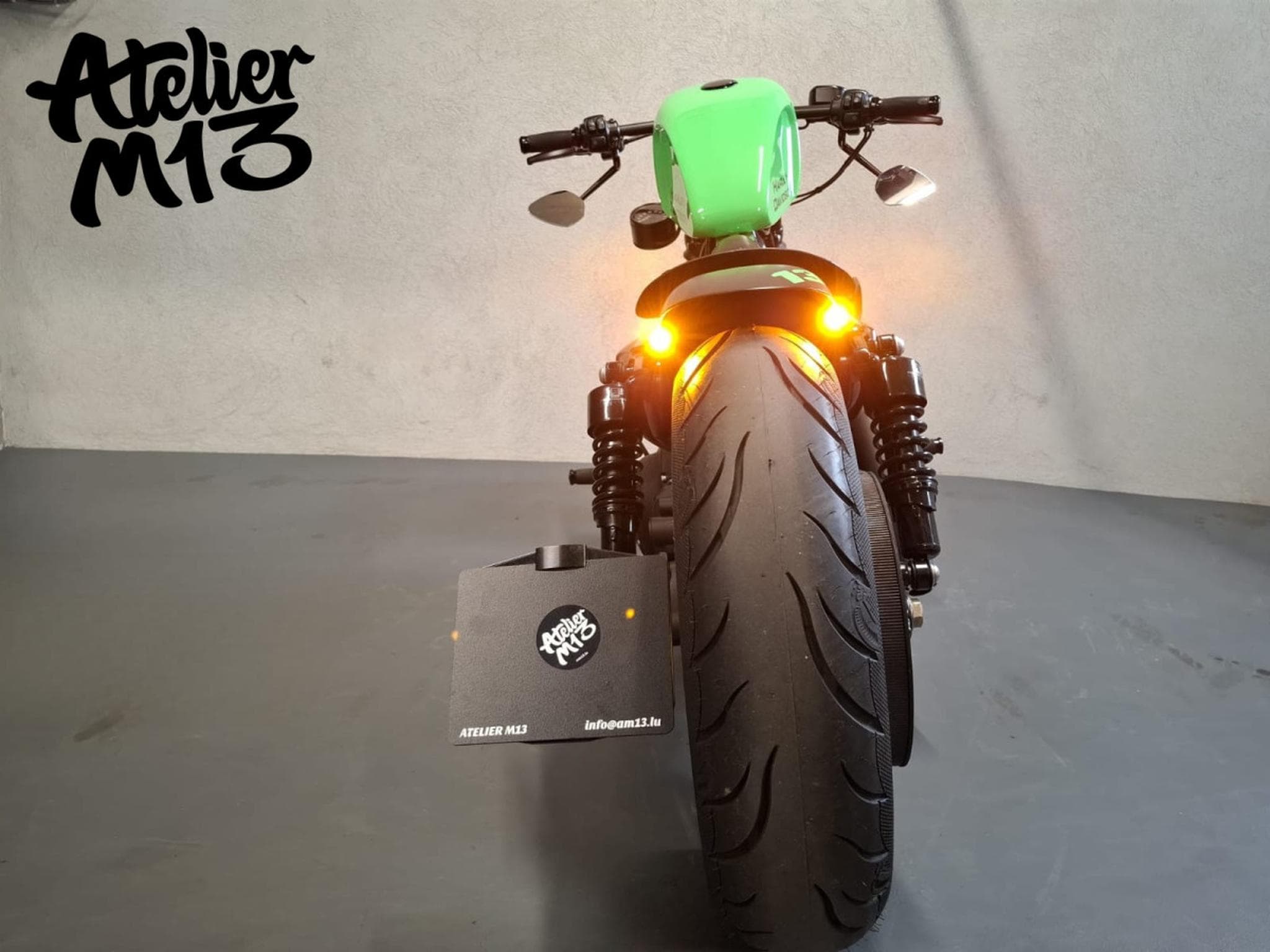 Harley-Davidson Sportster XL883N Green Racing (2015) - Foto 9