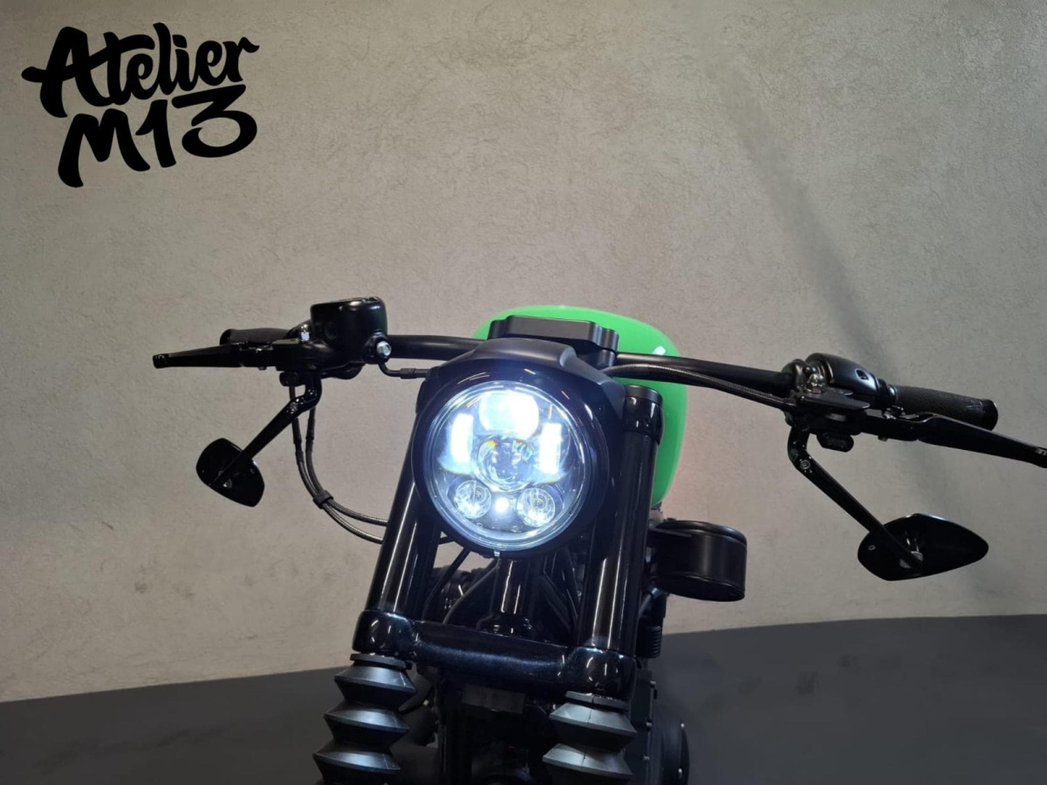 Harley-Davidson Sportster XL883N Green Racing (2015) - Foto 11