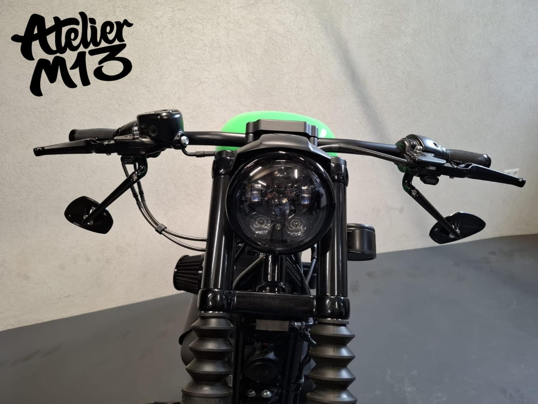 Harley-Davidson Sportster XL883N Green Racing (2015) - Foto 10