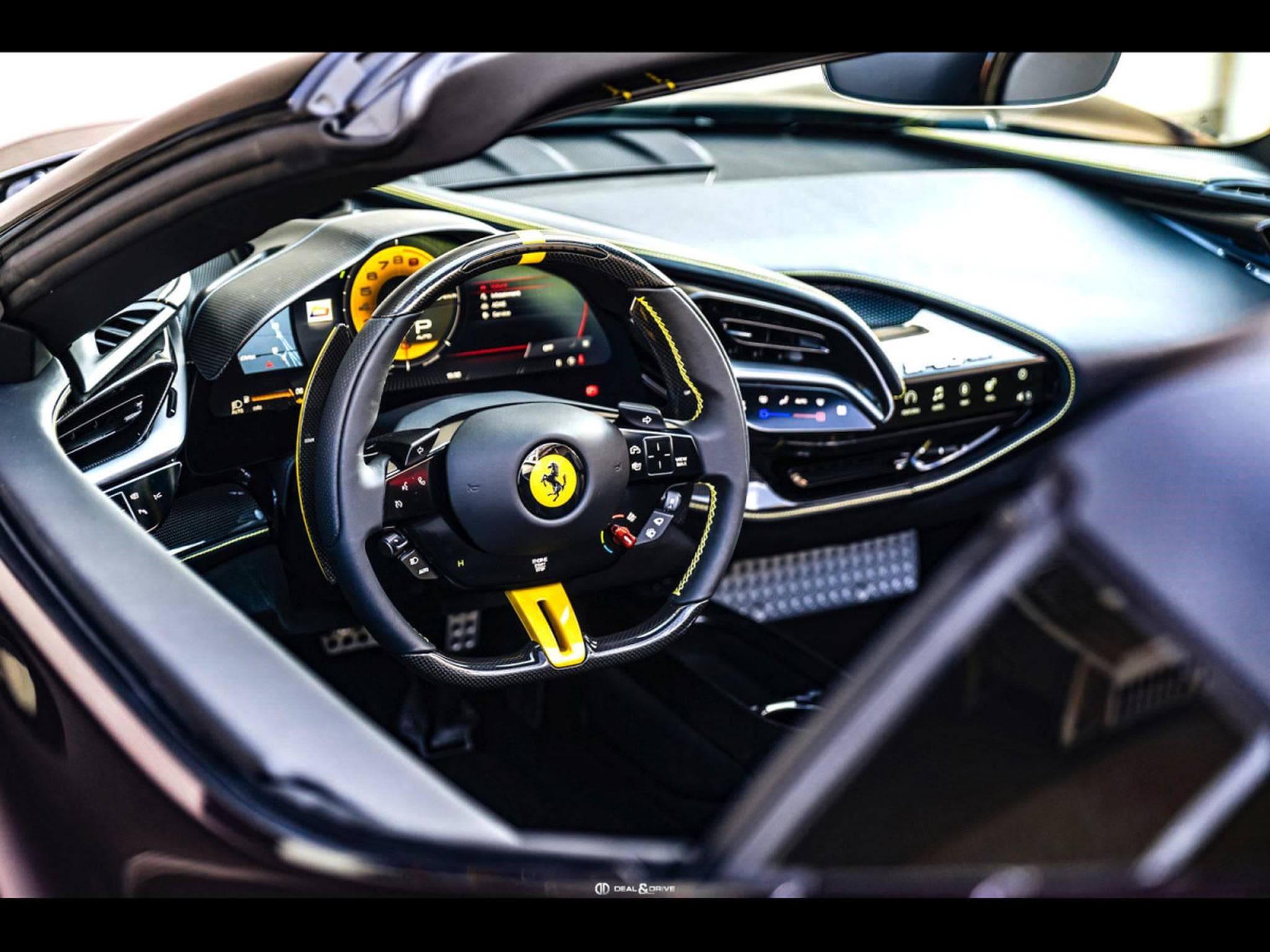 Ferrari SF90 ATELIER°WARRANTY 11/29°VIOLA HK°PPF°IMMAT.FR°RETROFIT (2024) - Photo 12